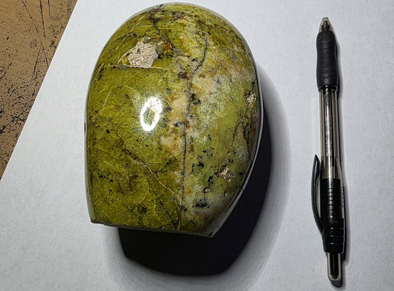 Beautifu polished naturall Green Opal Free Form From Madagascar