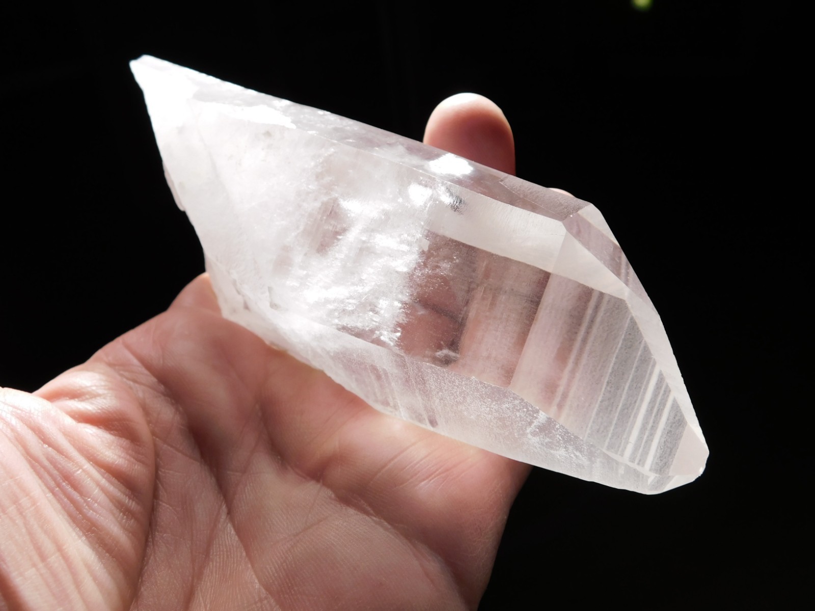 Long! Semi Translucent LEMURIAN Quartz Crystal From Brazil 318gr