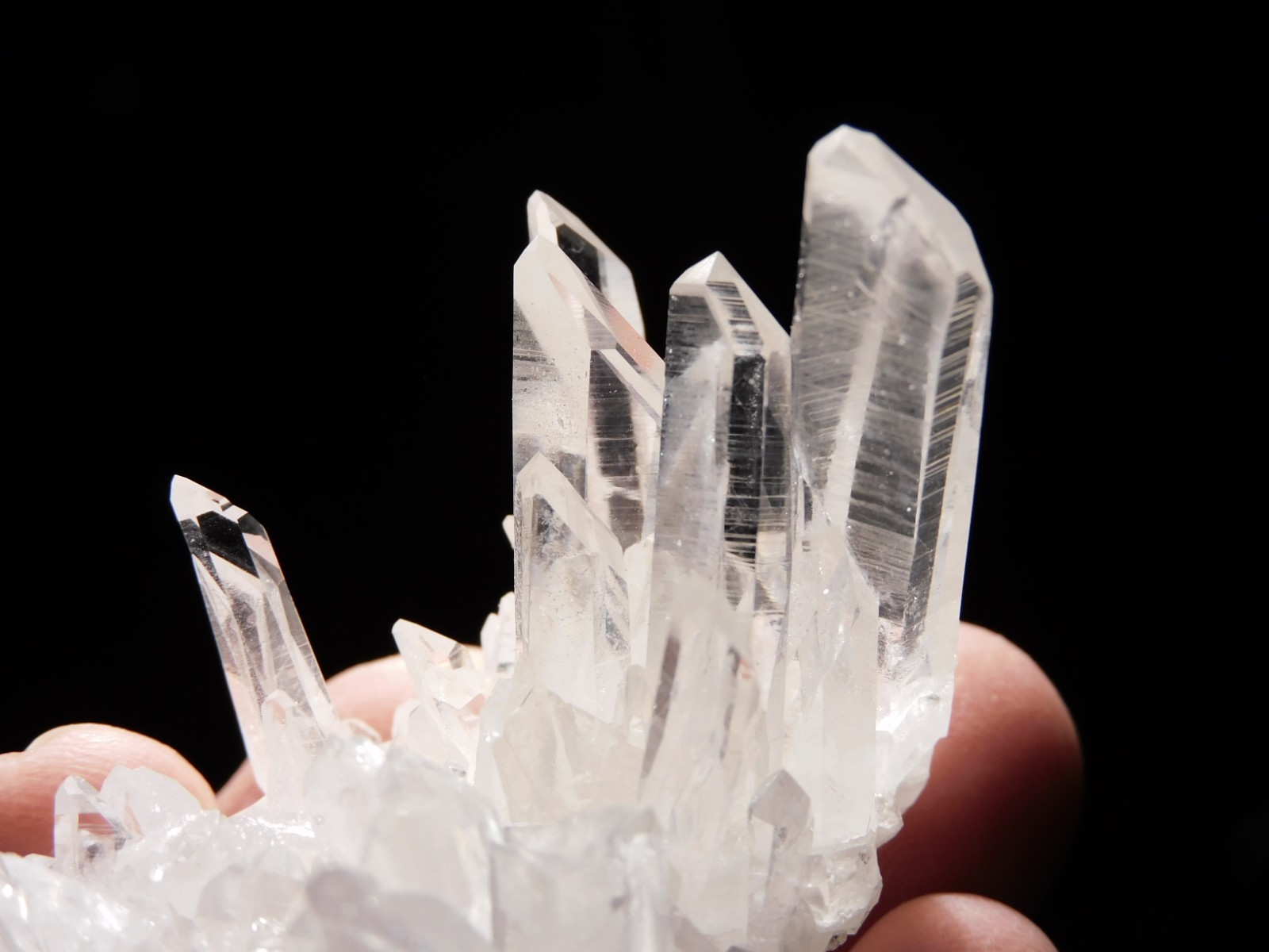 Super TRANSLUCENT Quartz Crystal BURR Cluster Collier Creek ARKANSAS 48.5gr
