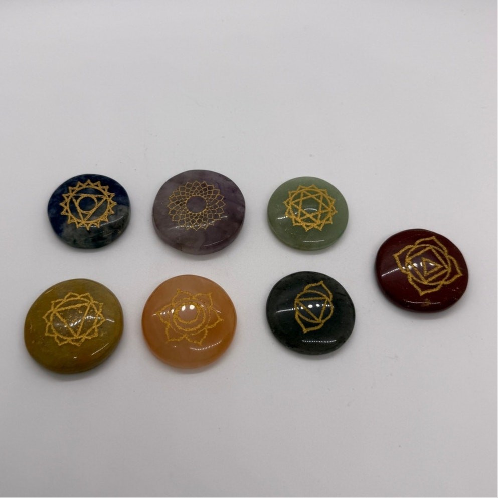 Gemstone 7 Chakra Set Reiki Healing