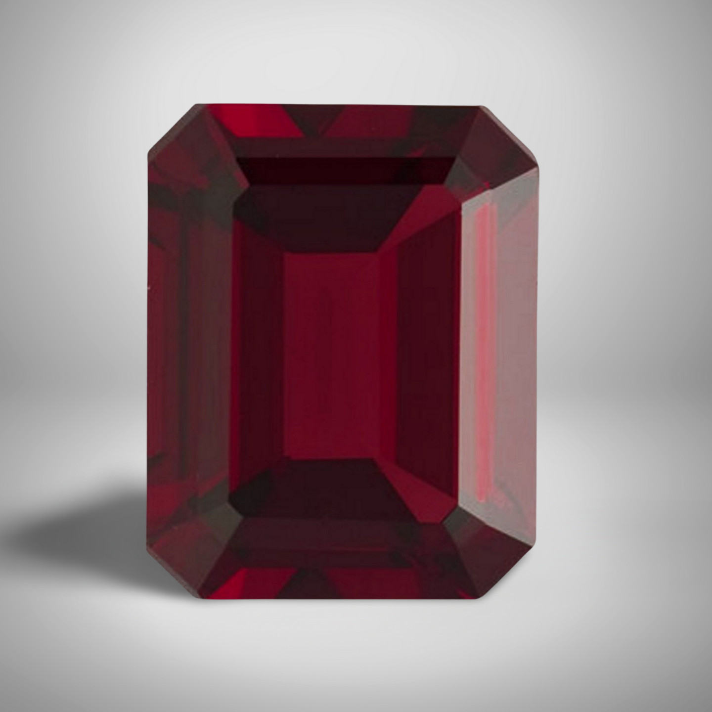 Garnet Octagon Cut Gemstone 9 Cts – 16×12 mm Flawless Precious Jewelry Gem