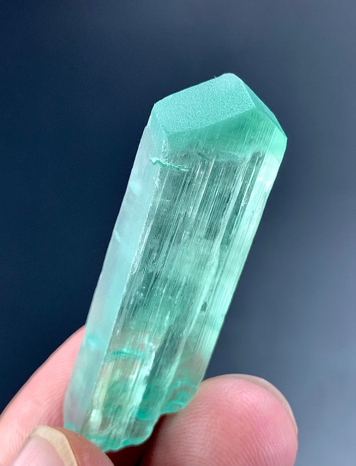 Hiddenite Kunzite Crystal From Afghanistan 48 Carat
