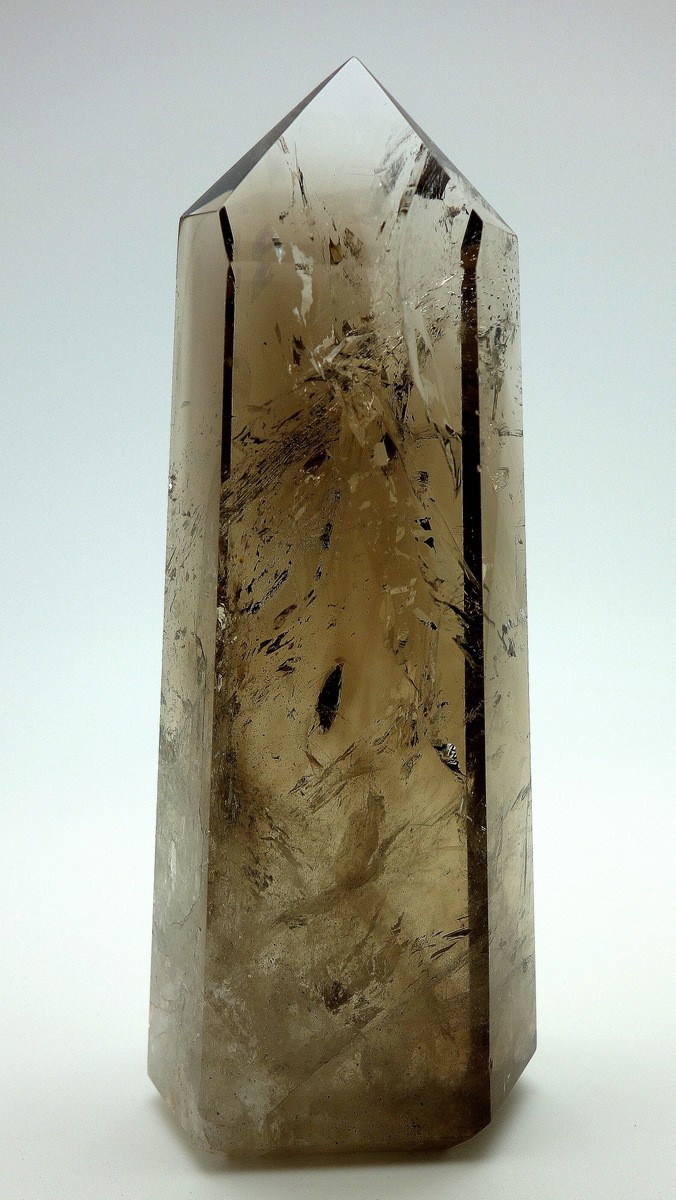 Large Polished Smoky Quartz Isis Crystal
