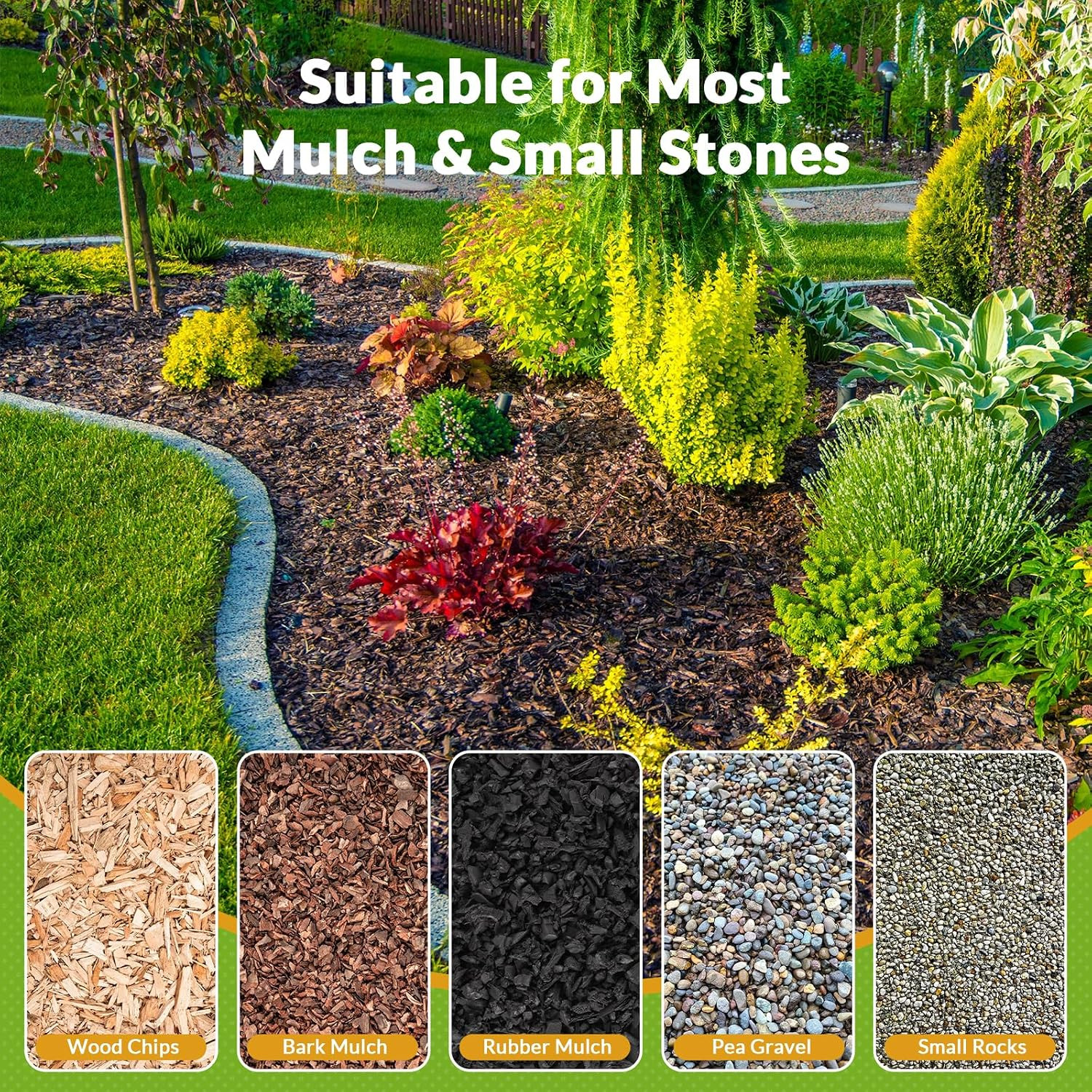 Mulch Glue for Landscaping, 1 Gallon Rock Glue for Landscaping Gravel Binder Adh