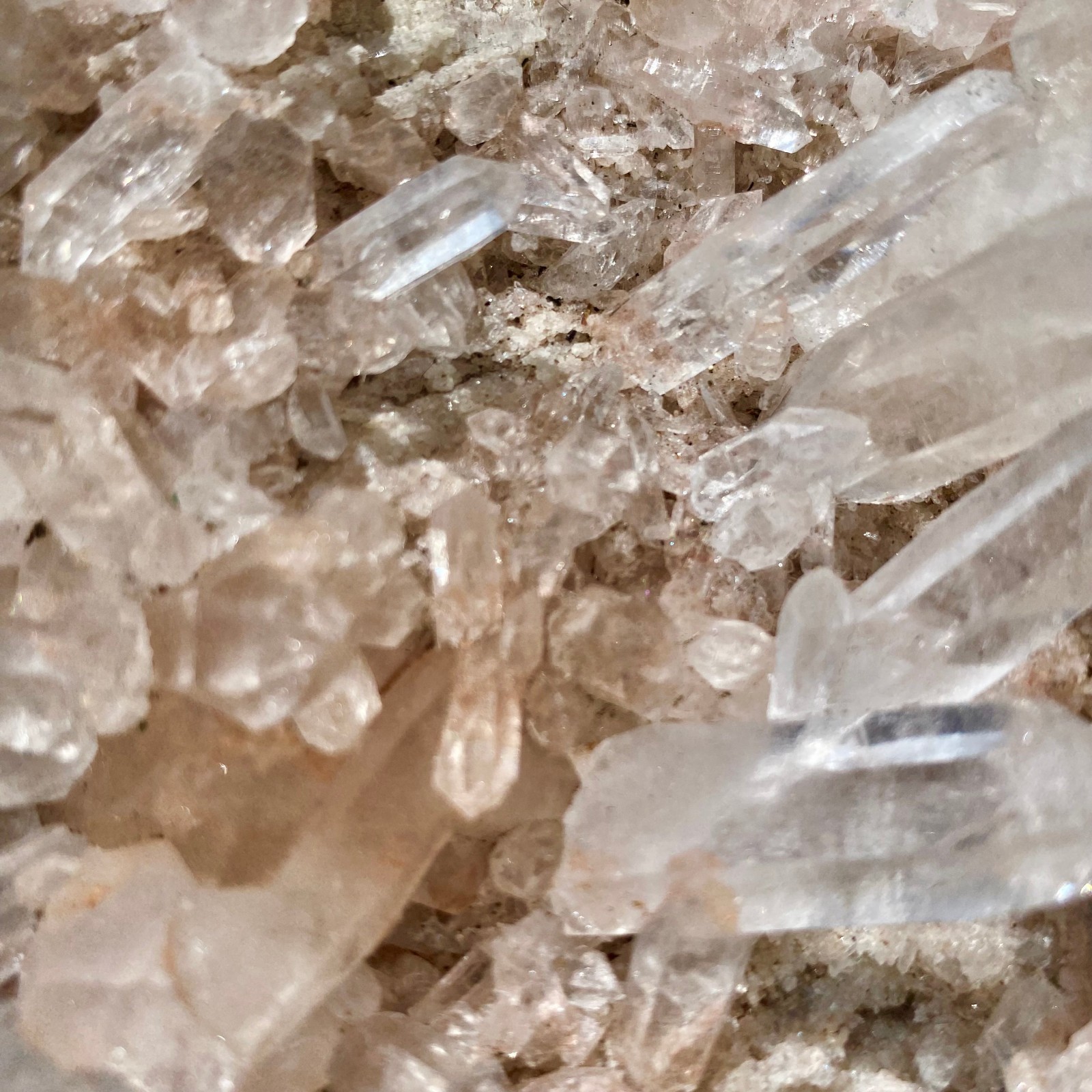 405G A+++Large Natural white Crystal Himalayan quartz cluster /mineralsls