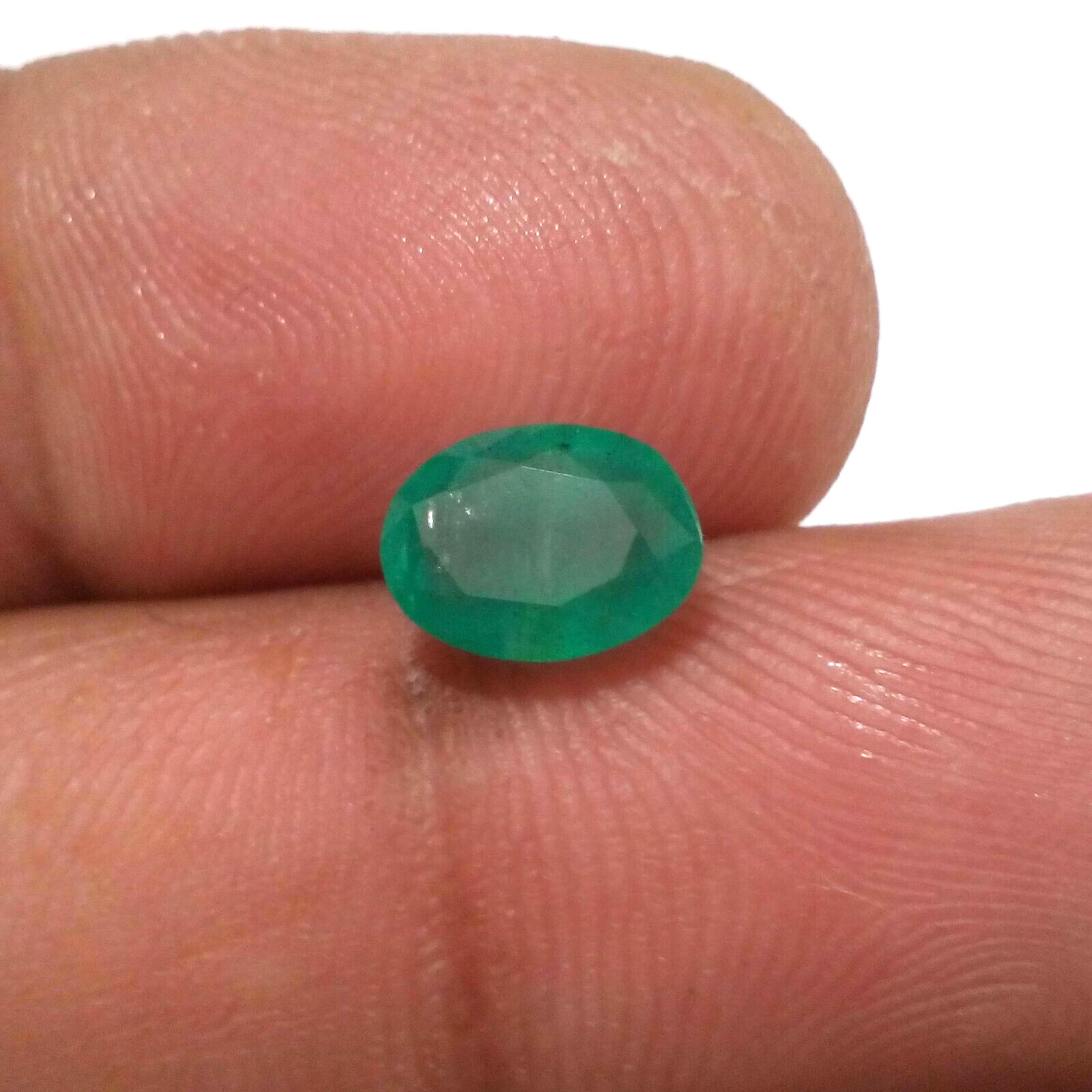 100% Natural Zambian Emerald Oval 1.80 Crt Faceted Ultimate Green Loose Gemstone