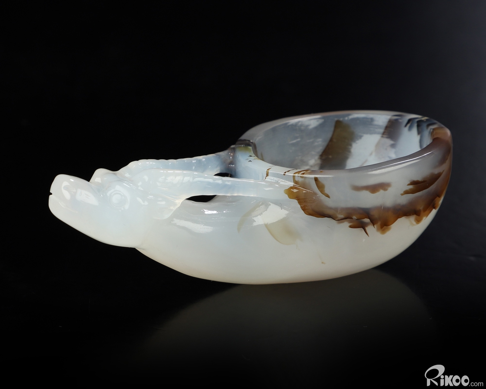 3.3″ Agate Hand Carved Crystal Animal Cup, Crystal Healing