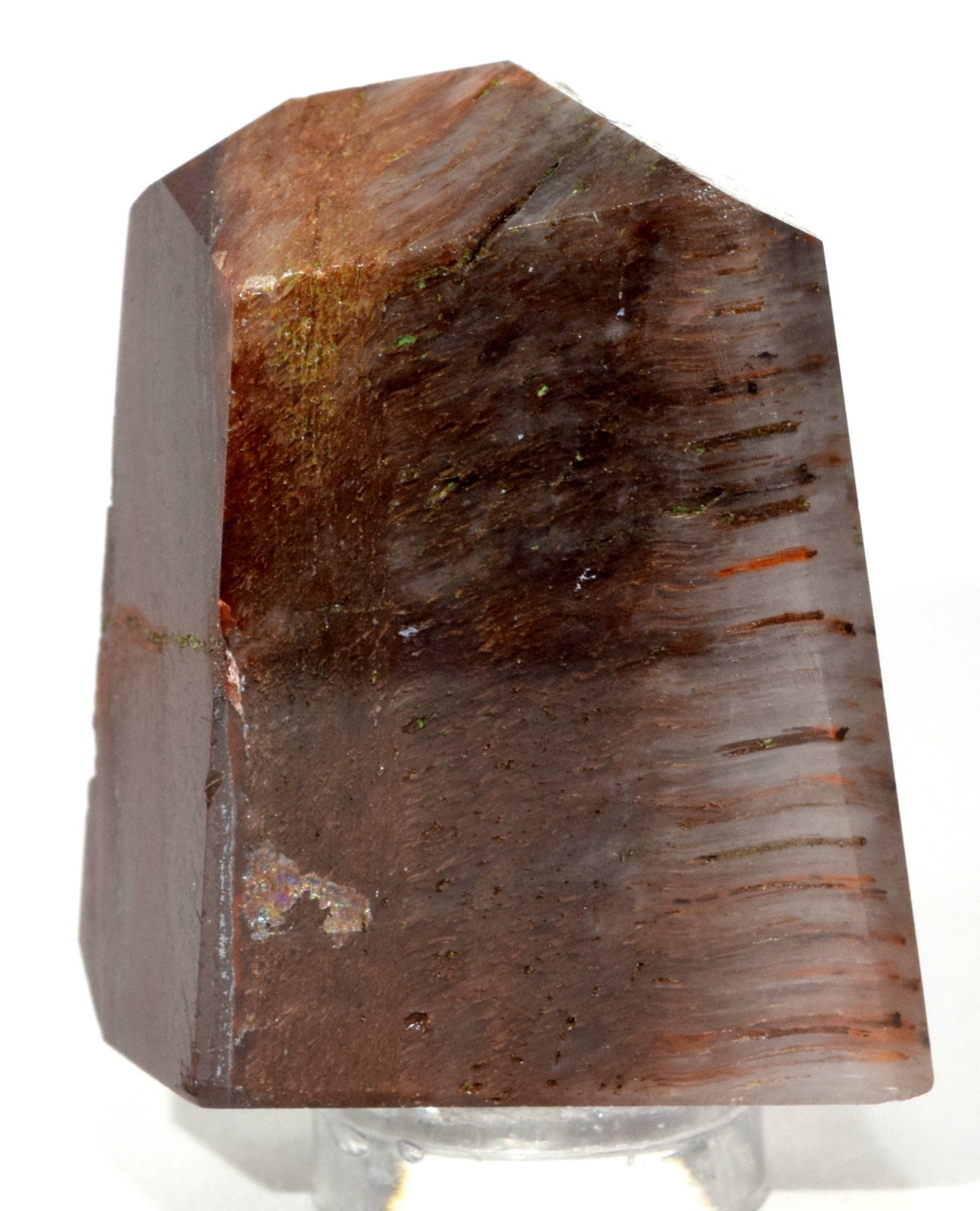 205ct 34mm Red Tiger Eye Point Polished Natural Quartz Crystal Mineral – Africa