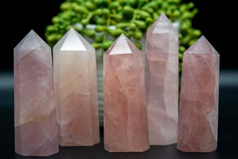 Rose Quartz Tower 4.25″-5″