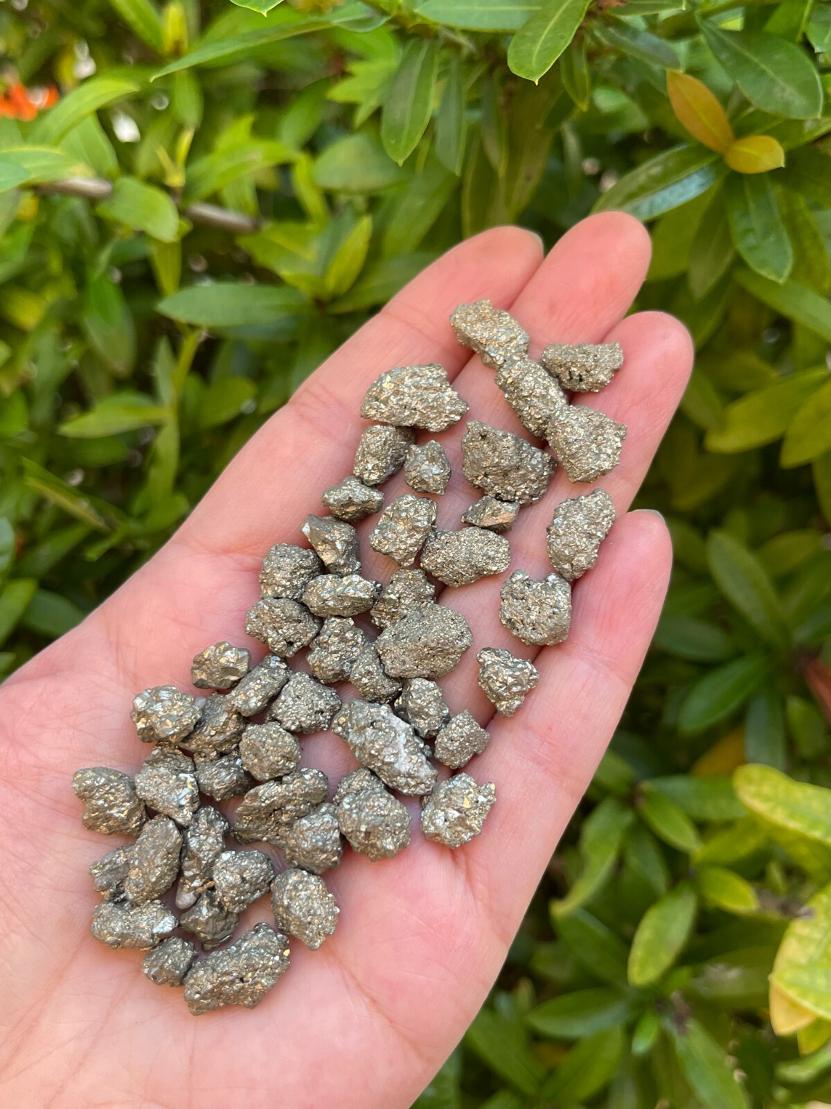 Grade A++ Pyrite Semi Rough Mini Chips 5 – 15 mm, Raw Pyrite, Wholesale Bulk Lot