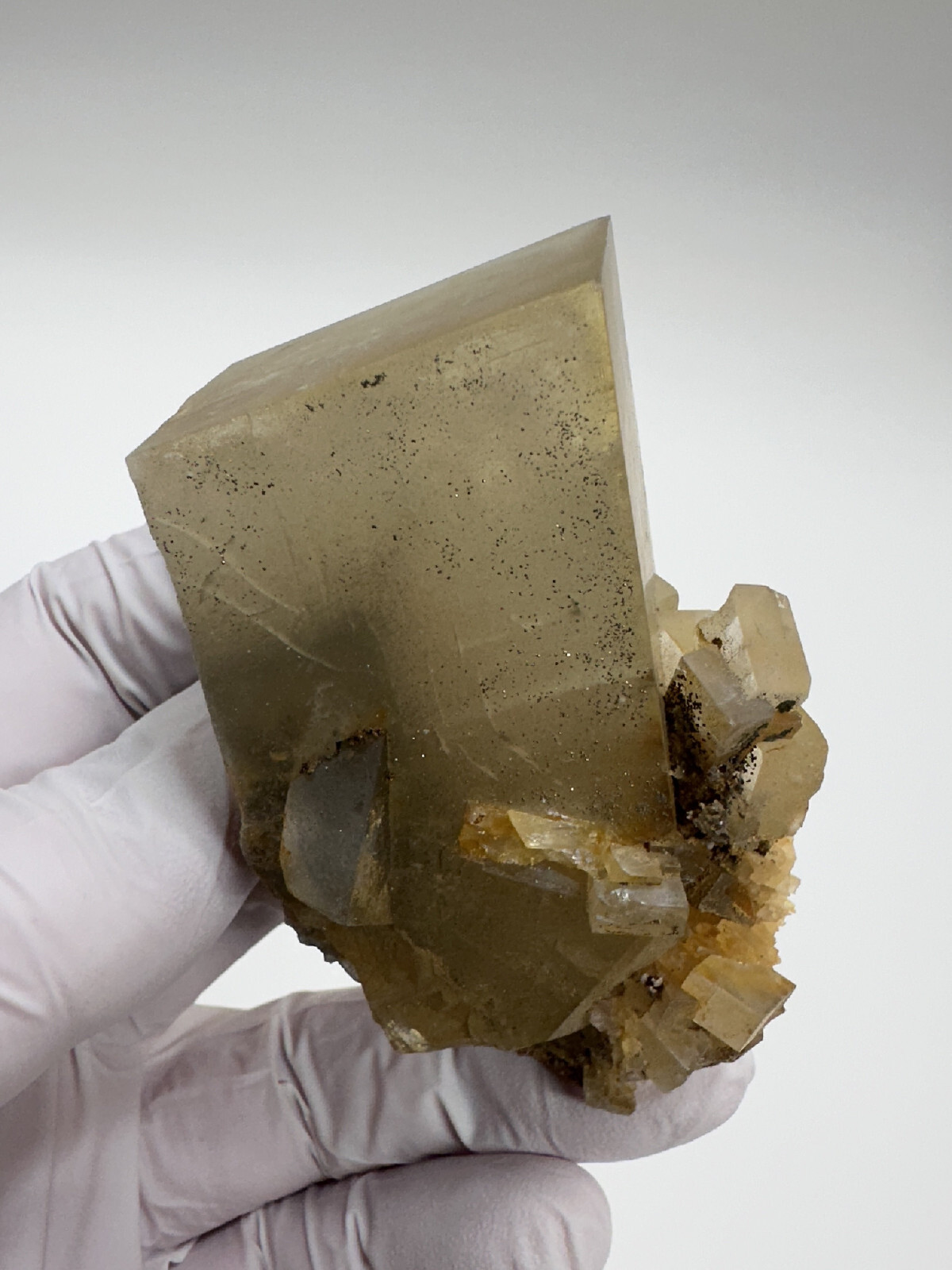 New Find__Large Very Rare Phantom Barite Crystal Specimen___Linwood Mine, Iowa