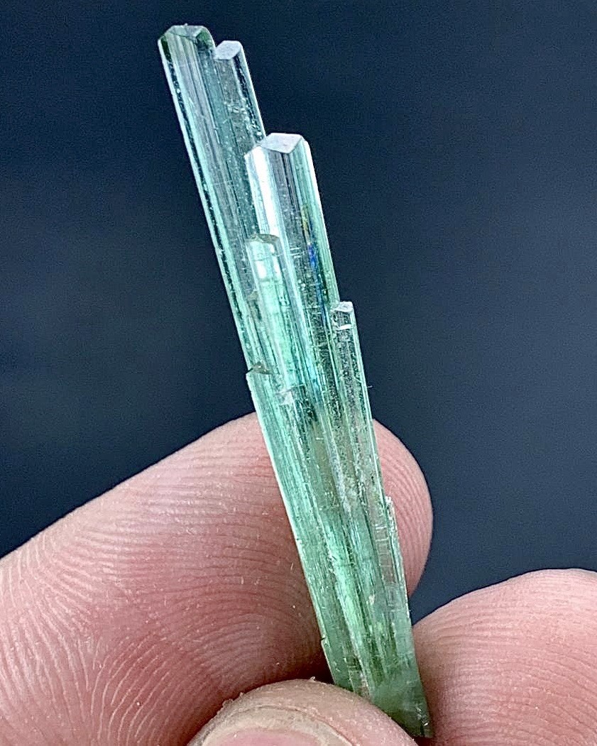 7.35 Carat Natural Tourmaline Crystal Diamond Cut Specimen From Afghanistan