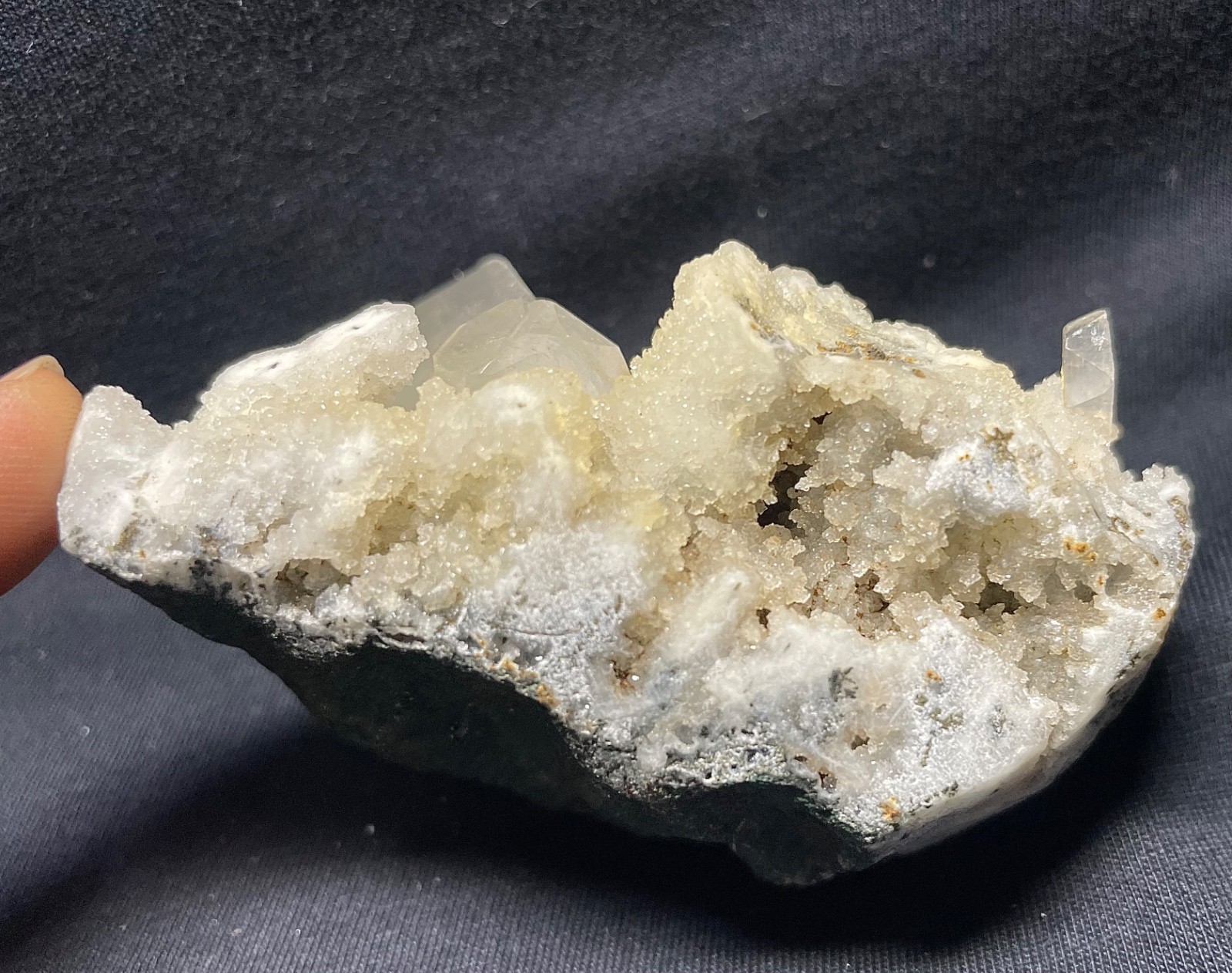 Natural Apophyllite cube in quartz crystal cluster specimens 202 gr 9x8x5 cm