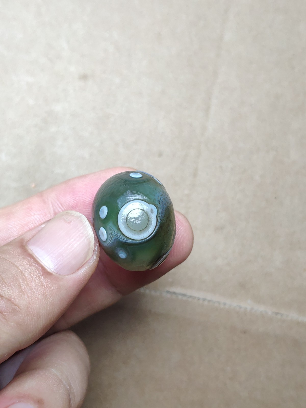 28mm Beautiful Natural Gobi Agate eye agate Polishing