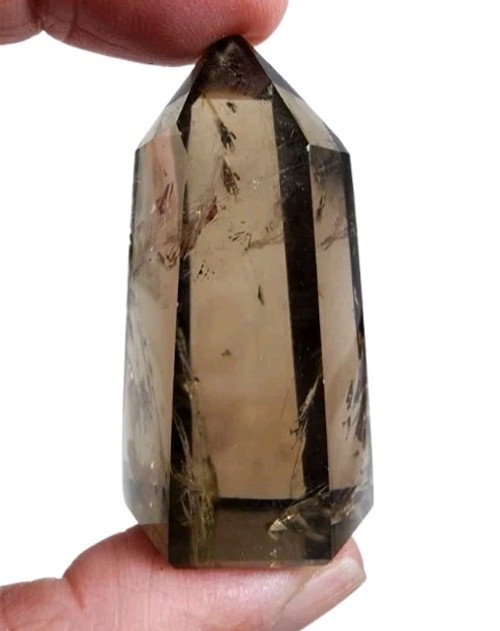 Smoky Quartz Polished Crystal Tower Brazil 42.5 grams