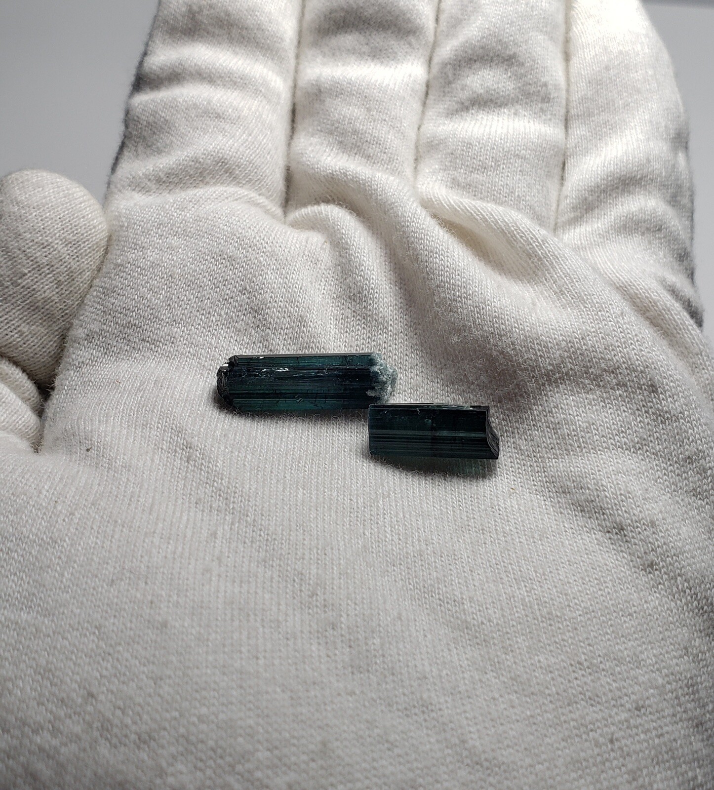 Dark Blue Terminated Tourmaline Crystal
