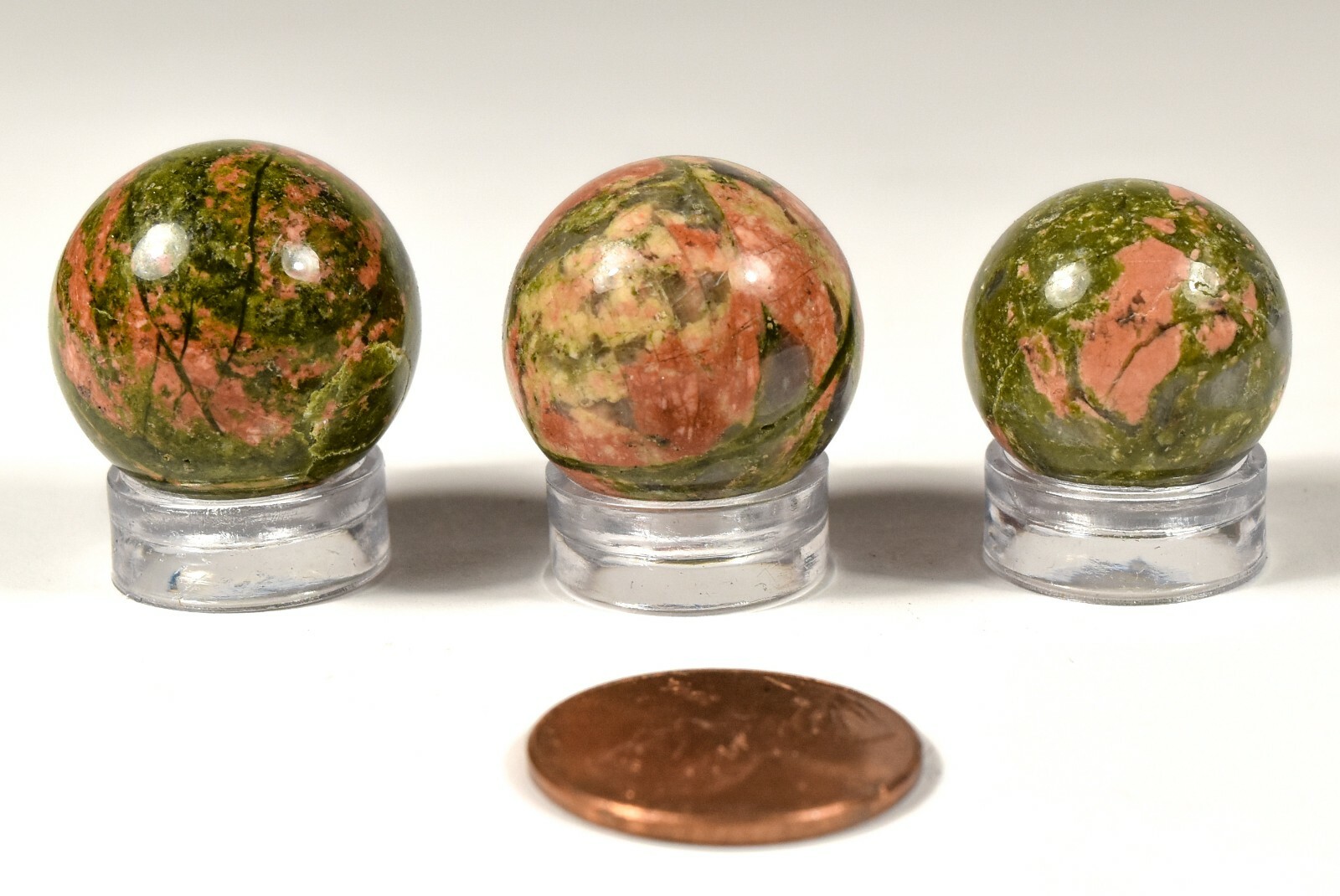 20mm Unakite Sphere Orthoclase w/ Epidote Gemstone Crystal Mineral – China (1PC)