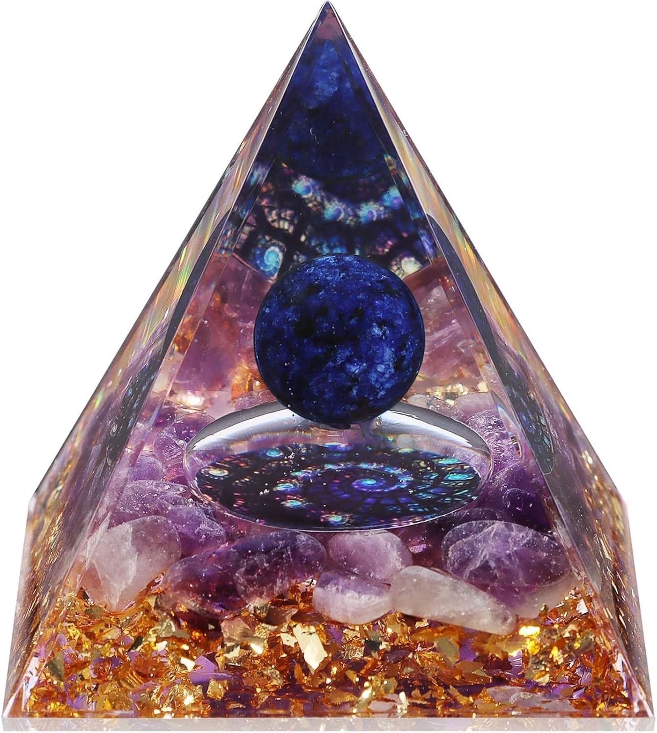 Orgone Pyramid Energy Generator Emf Protection Healing Meditation Orgonite USA
