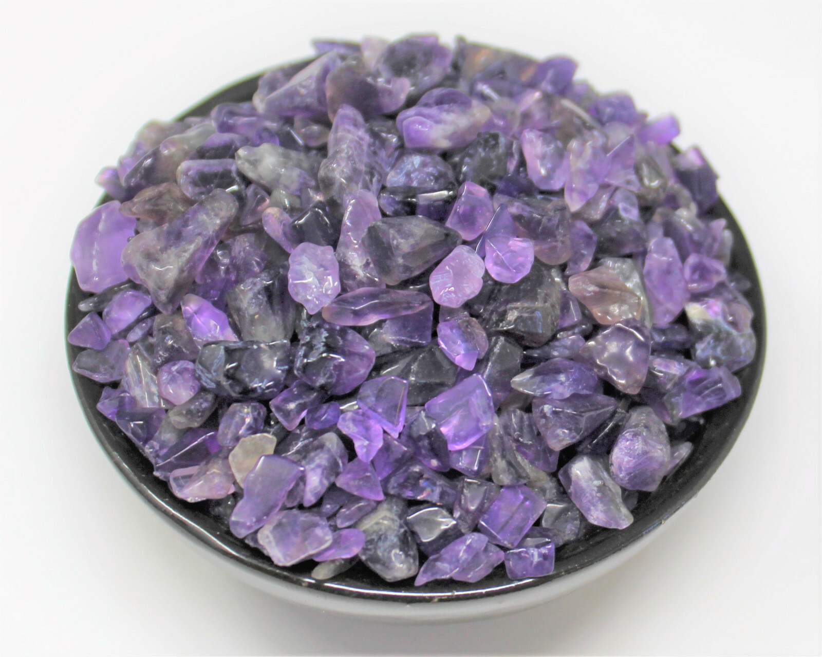 Amethyst Semi Tumbled Gemstone Mini Chips 5-15 mm, ‘A’ Grade Wholesale Bulk Lots