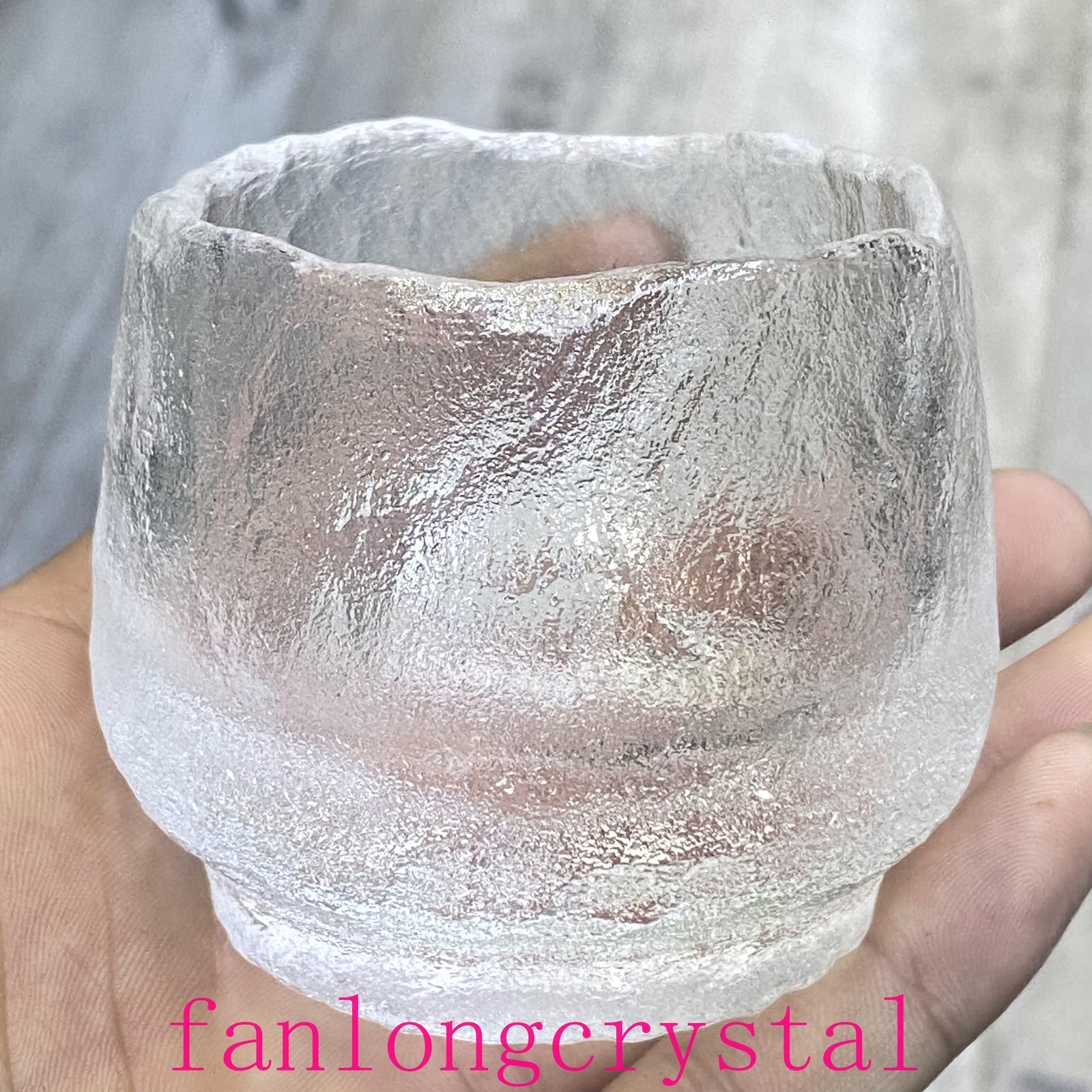 1pcs Natural Clear crystal Quartz Cup Crystal Carving Home Decor Reiki Gift