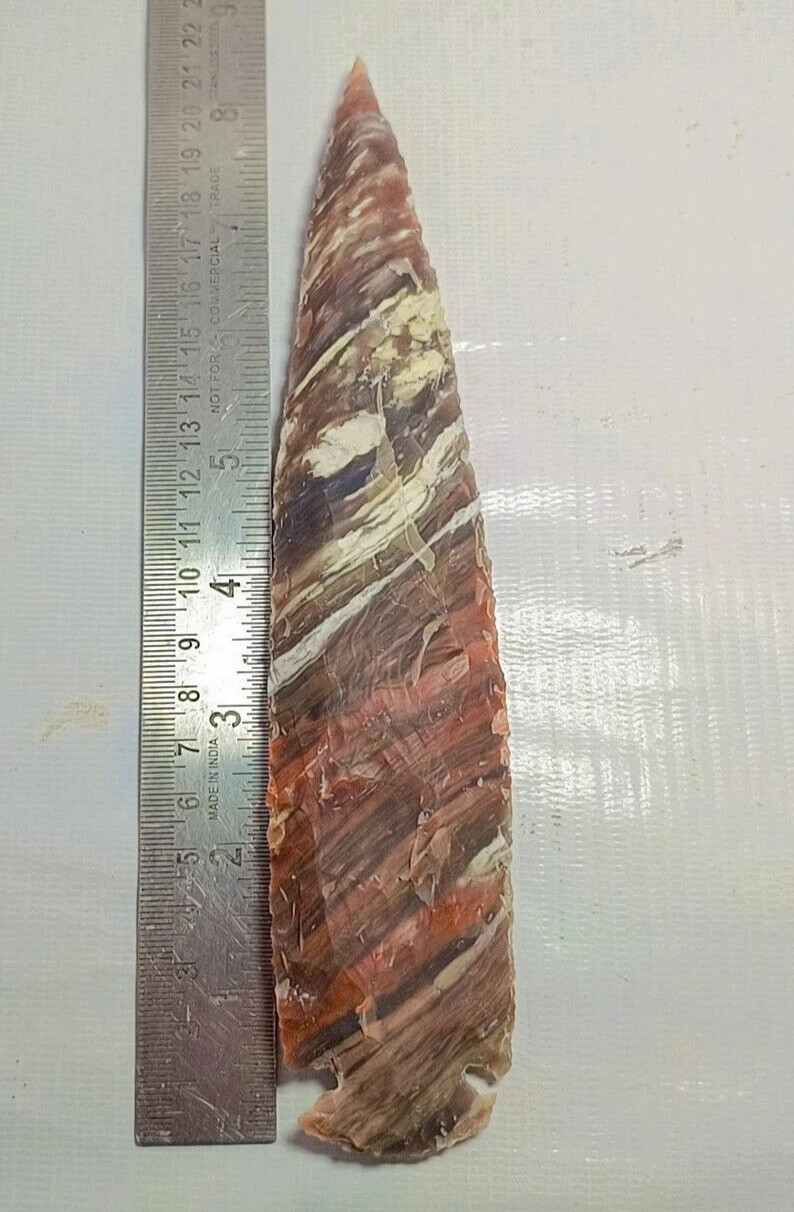 Large Fancy Agate Arrowheads | 1″ to 10″ | Grade A Hand Carved Crystal Gemstones