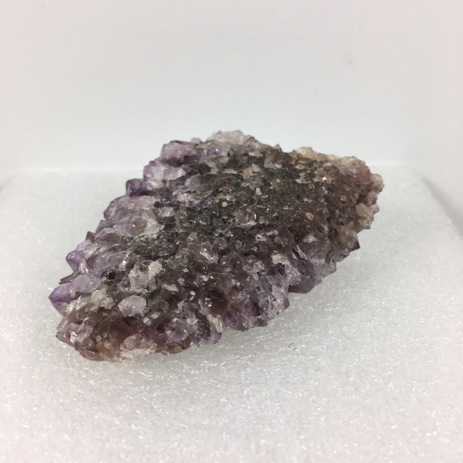 Light Pale Purple Crystal Cluster Geode Rock Quartz 3.6 Ounces 3″ x 2″ Stands Up