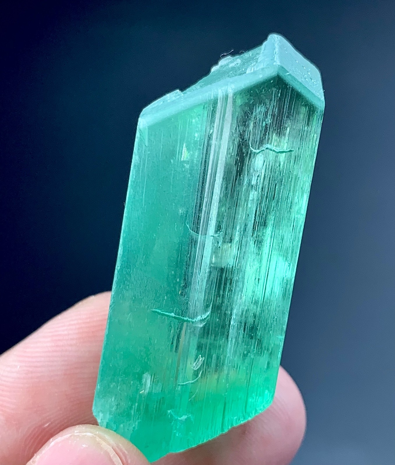 108 Carat Green kunzite Crystal specimen From Afghanistan