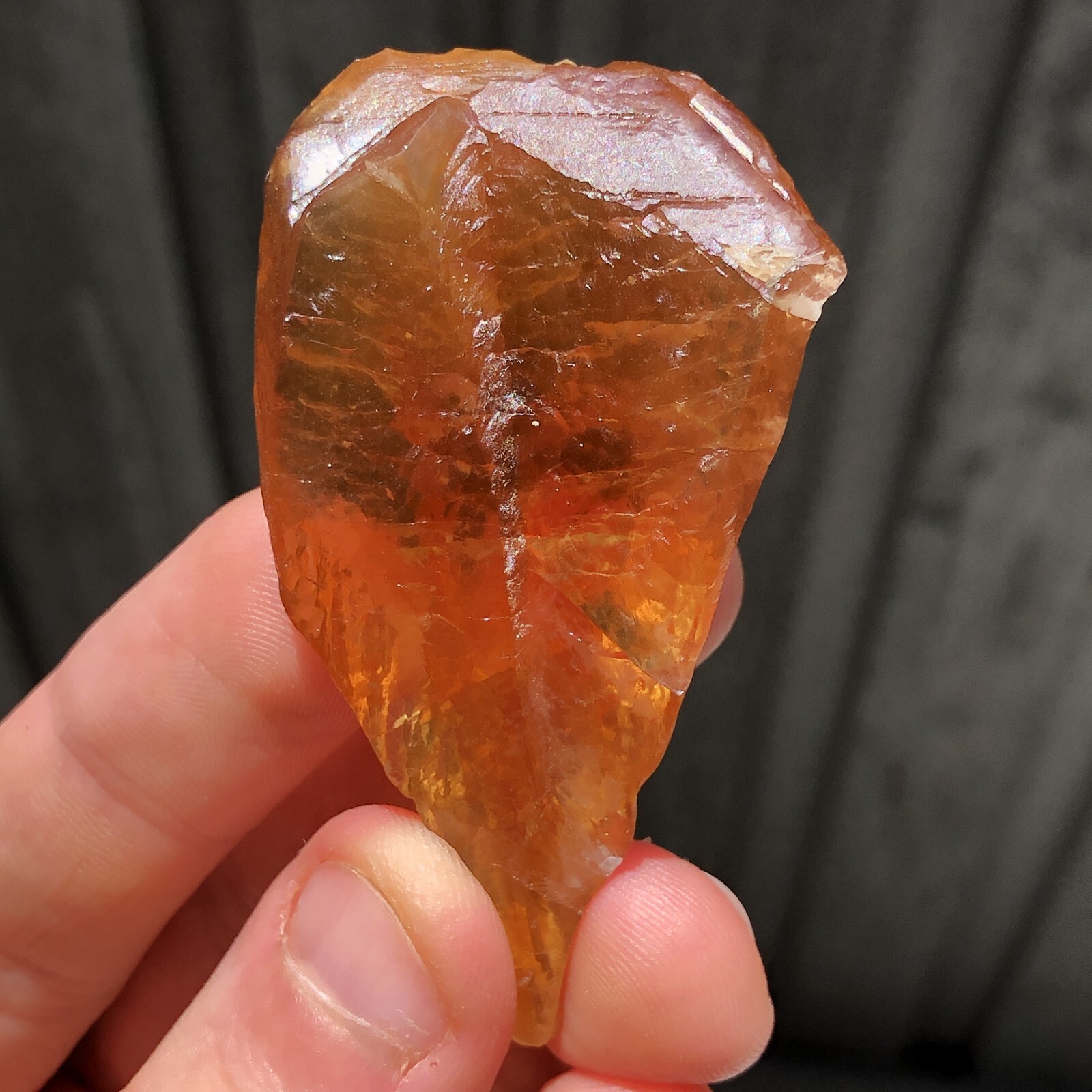 6.8cm Golden Calcite Crystal from Rancho de Ballestero, Baja California, Mexico