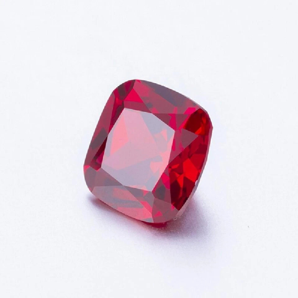 Natural Red Ruby 9.45 Ct+ Cushion Cut Certified Mozambique Loose Gemstone