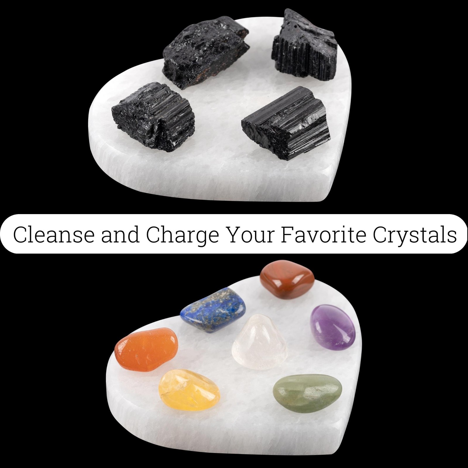 Selenite Charging Plate Heart, Selenite Cleansing, Flat Crystal Plate, Selenite
