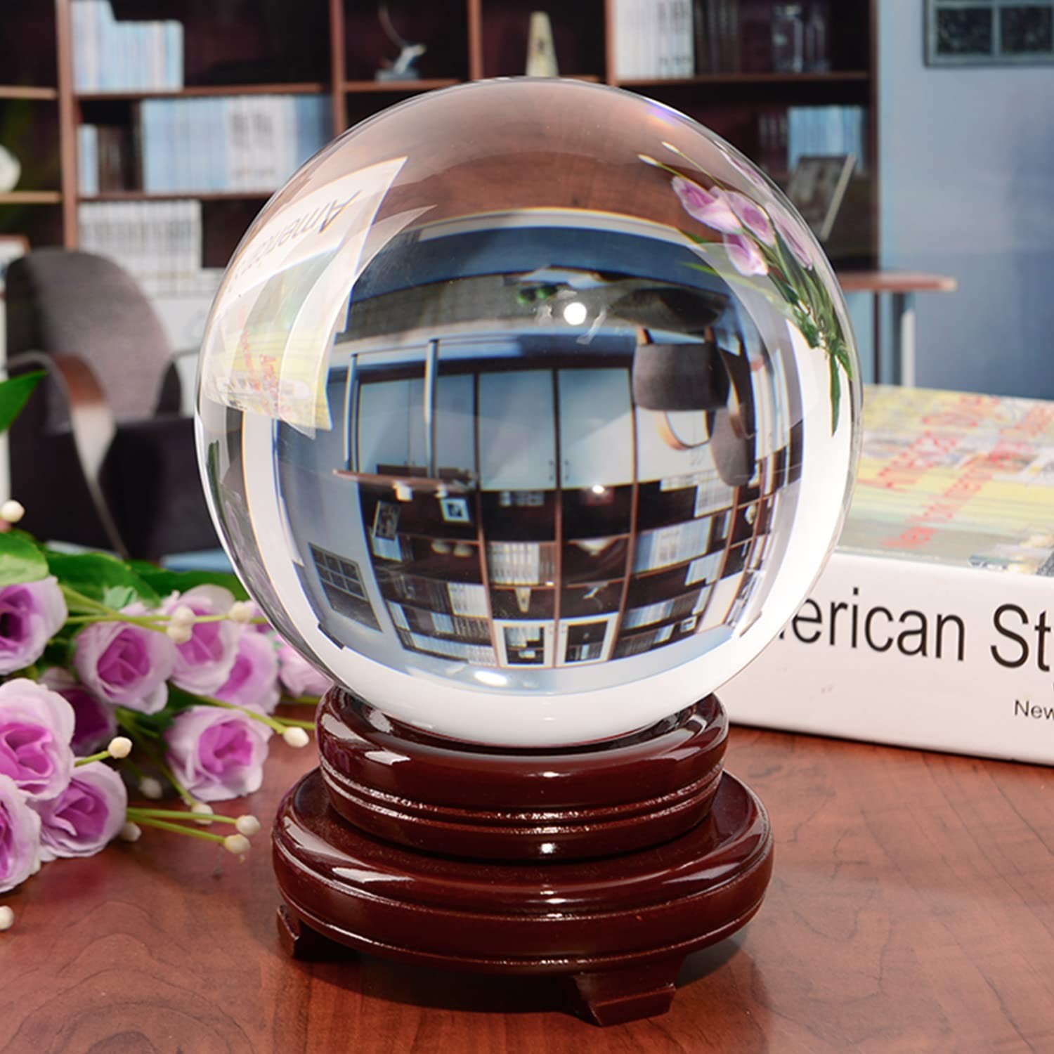 K9 Crystal Ball 150mm(6 inch) Clear Crystal Ball Artificial Glass Crystal Bal…