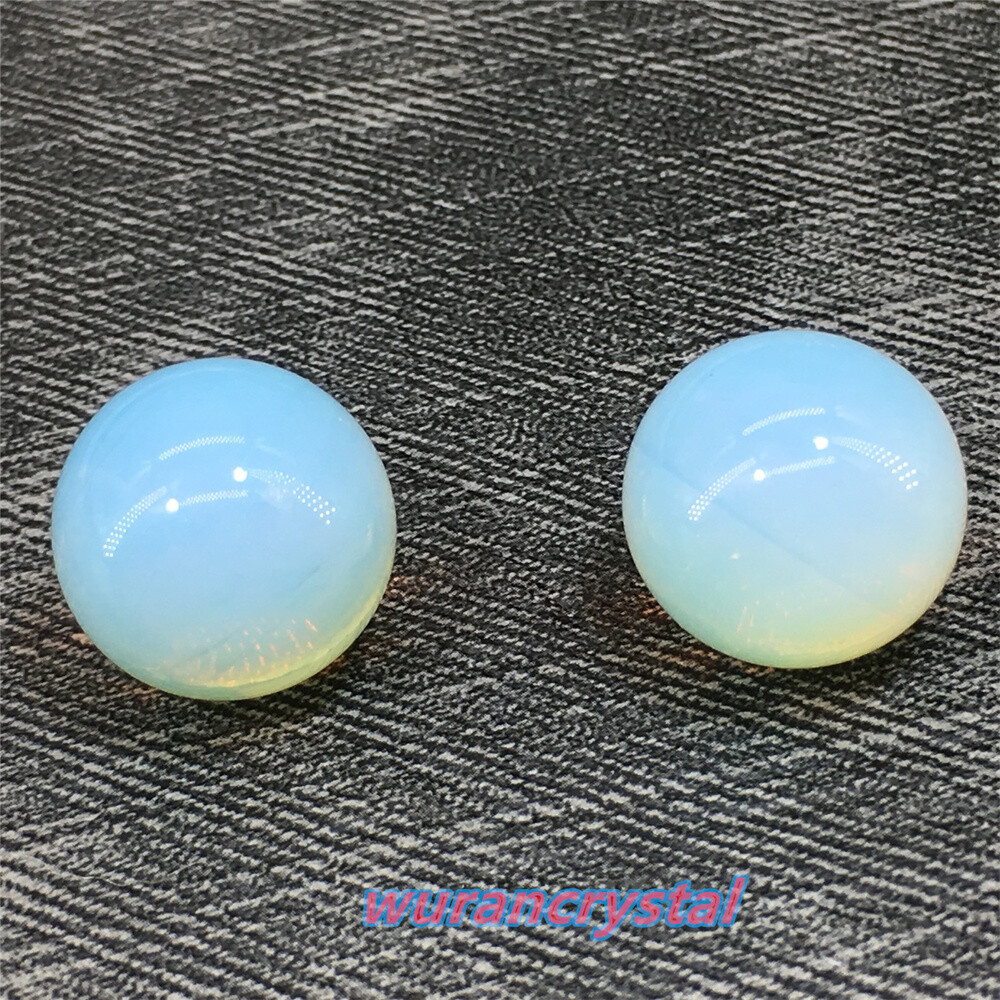 Top Opalite Gem Ball Quartz crystal skull reiki Healing Sphere Decor point 50pcs