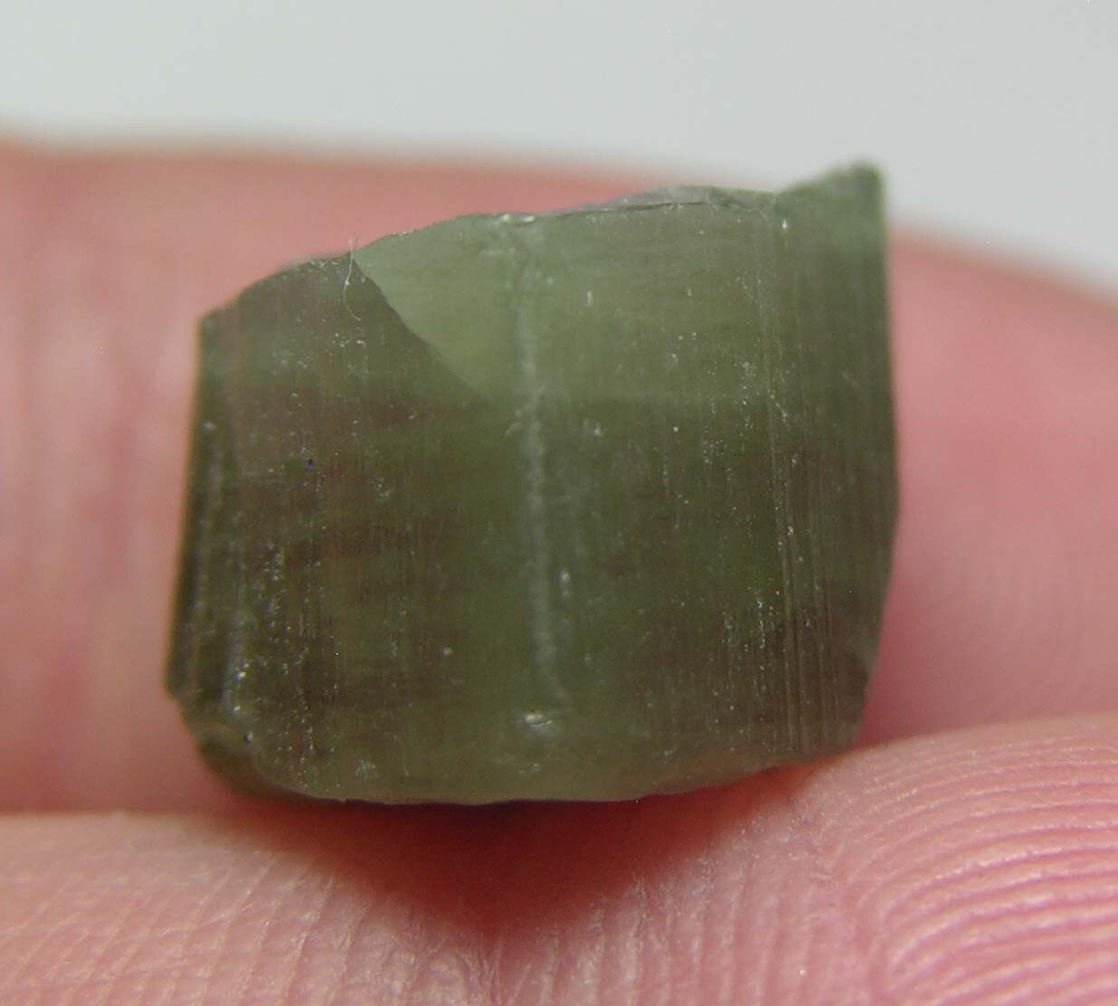 9.35ct Afghan 100% Natural Raw Watermelon Tourmaline Crystal Specimen 1.85g 12mm