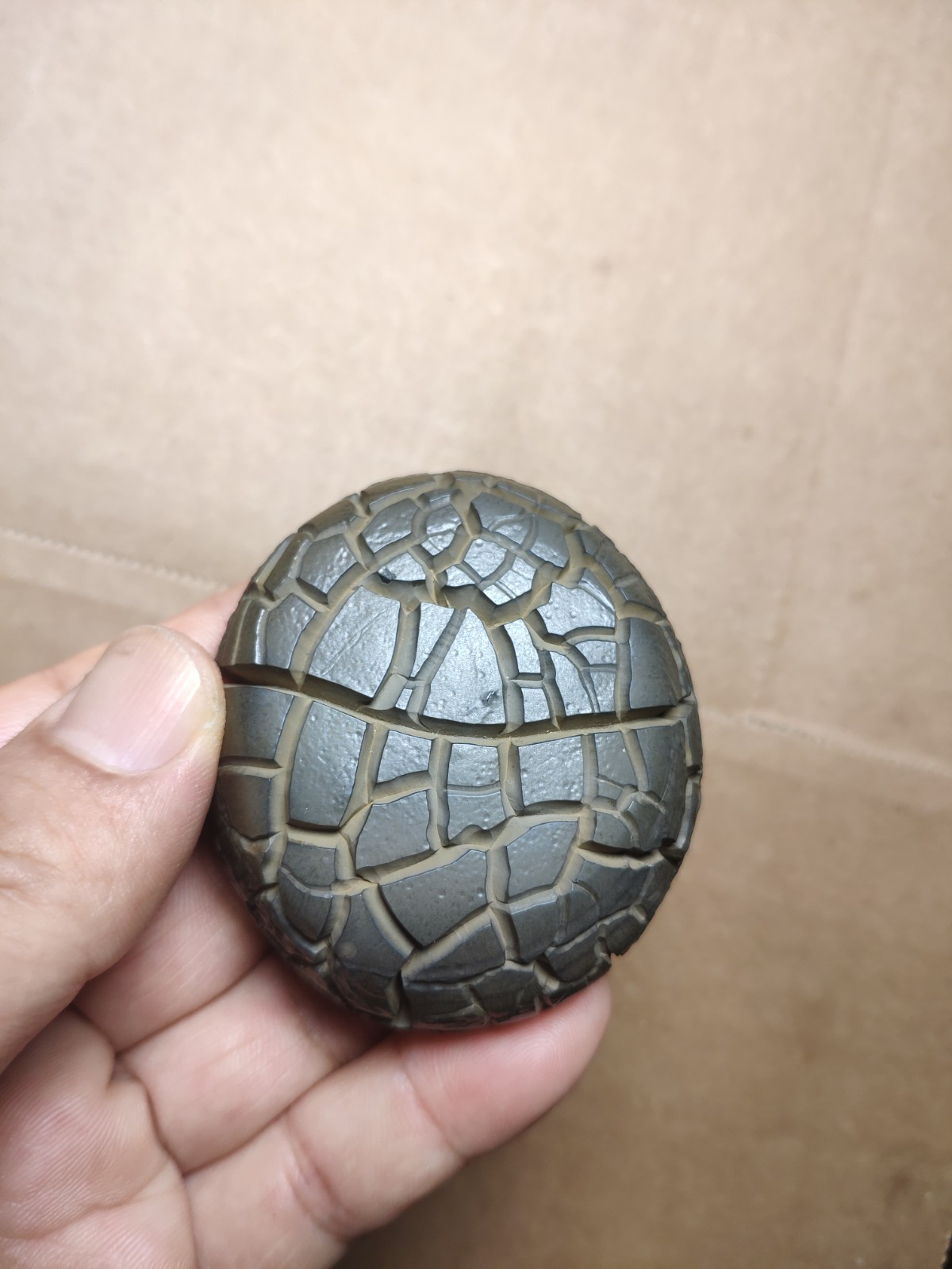 136g beautiful Natural tortoise back pattern stone Landscape stone