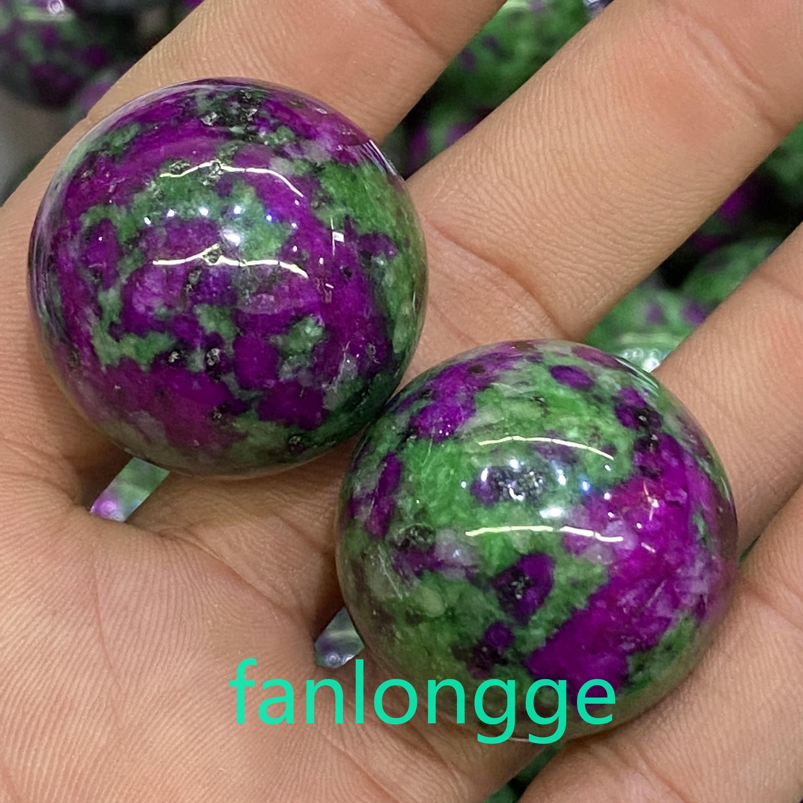 1pc Natural Zoisite Ball Quartz Crystal Sphere Reiki Healing 30mm
