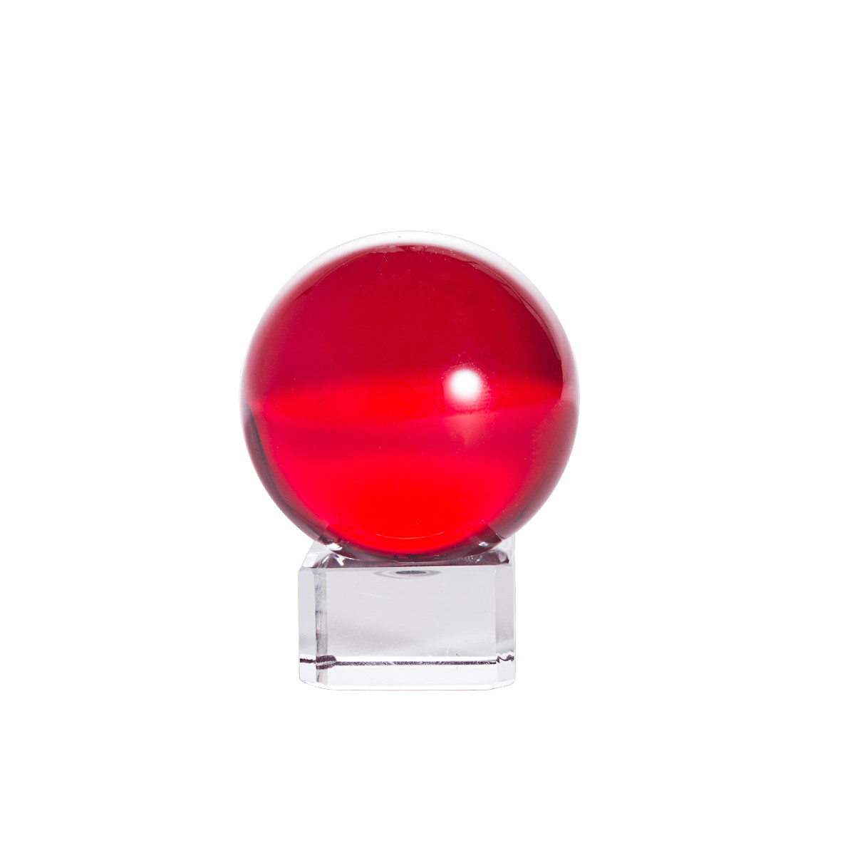 LONGWIN 50mm Quartz Crystal Ball Sphere Healing Crystals Photo Props Free Stand