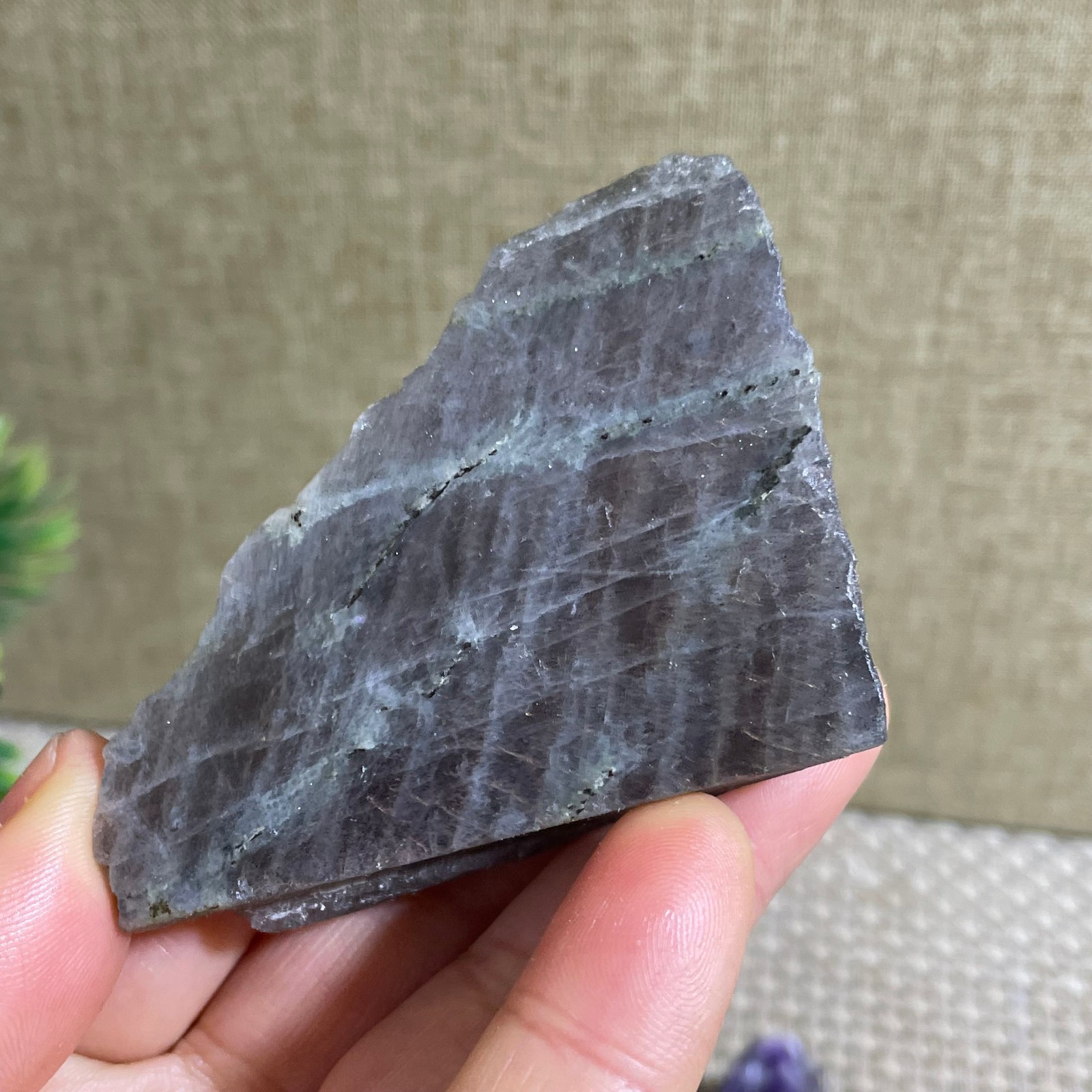 Natural Labradorite Crystal gemstone rough original Specimen 73g