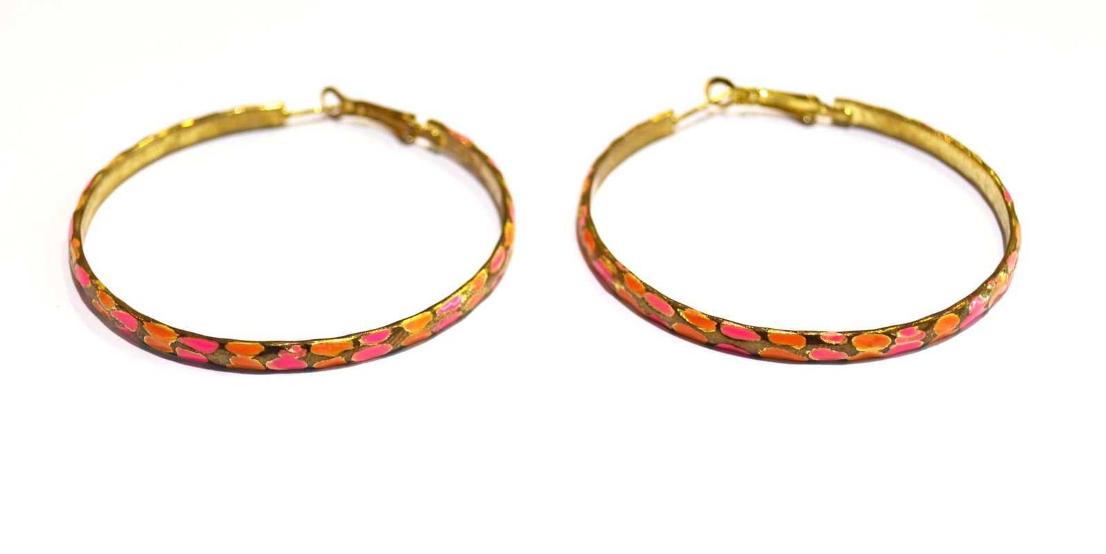 Rose gold hoop earrings Jewelry