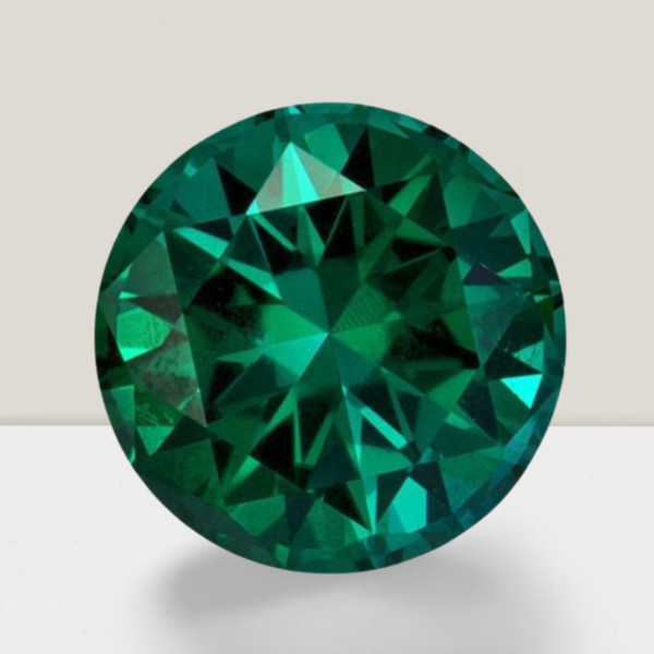 Green Tourmaline Round Cut Gemstone 2 Cts – 9 mm AAA+ Loose Gem
