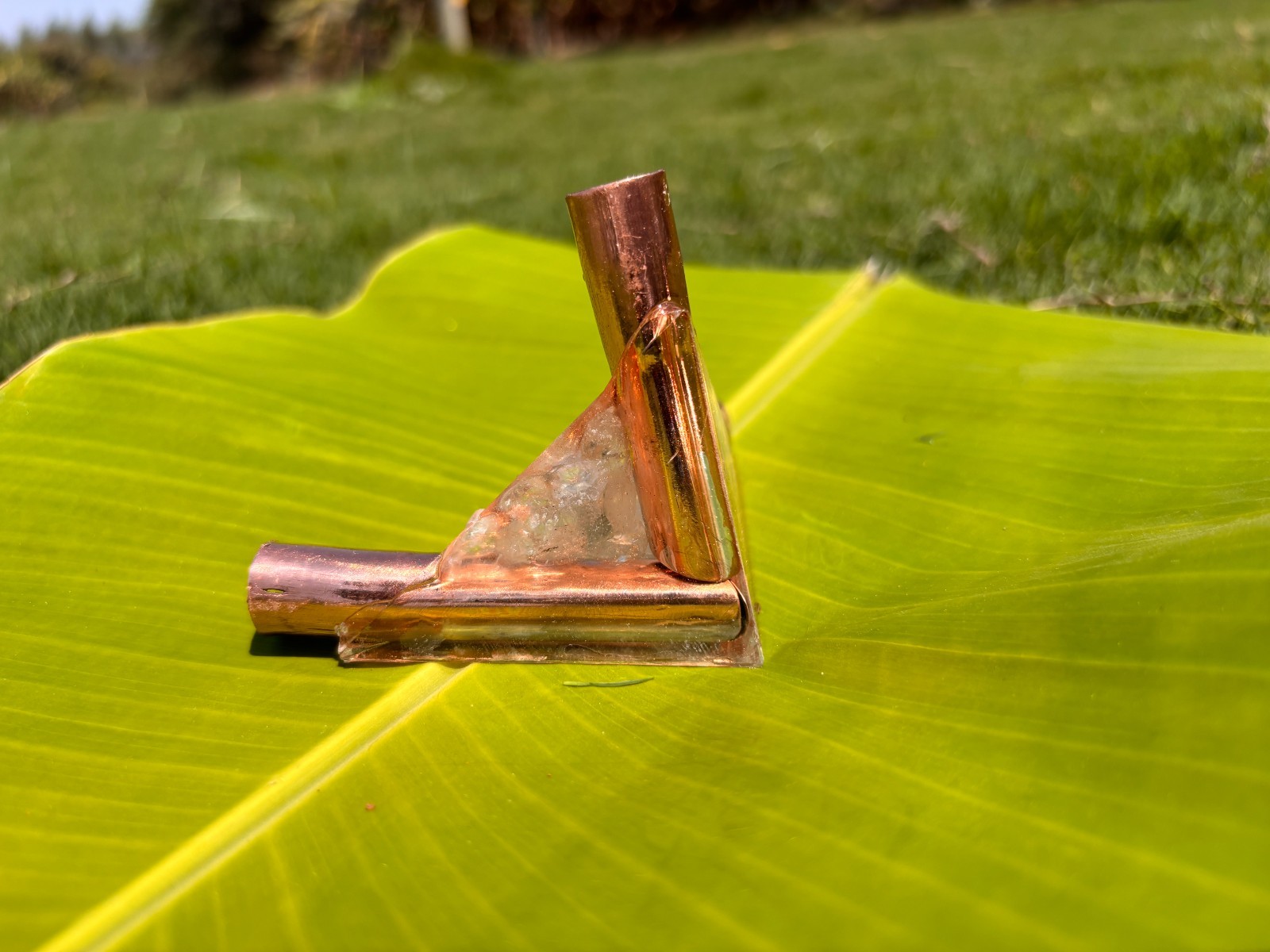 Nubian 14mm Copper Orgonite Pyramid Connector Kit – without main pipes
