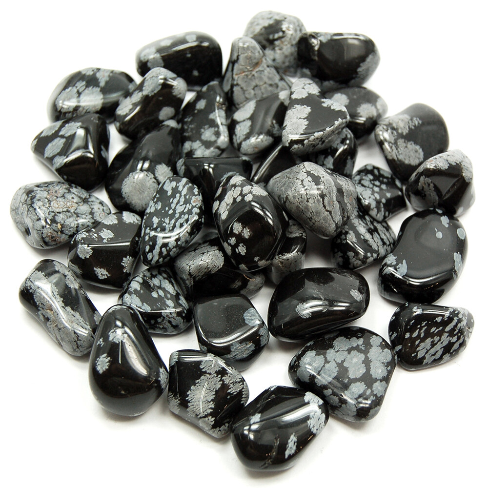 TUMBLED SNOWFLAKE OBSIDIAN (UNITED STATES)
