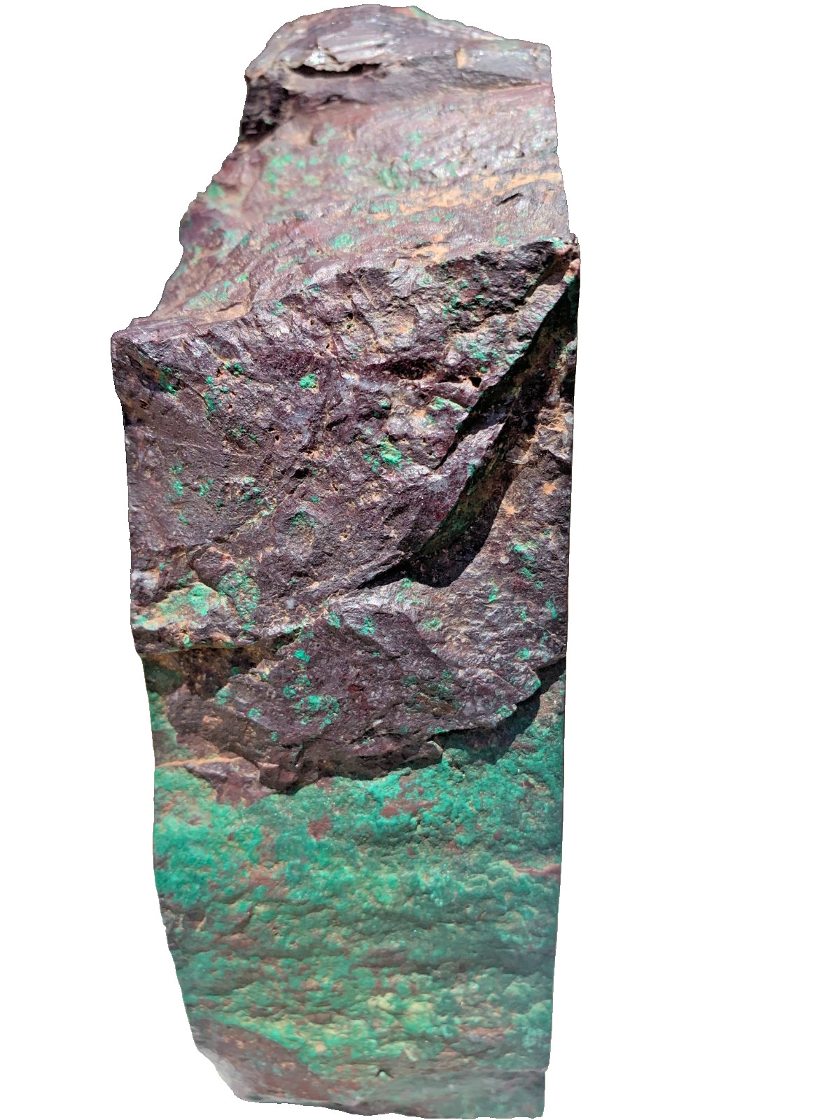6.5lbs Globe/Miami AZ Old Stock Specimen – Druzy Quartz Malachite on Cuprite.