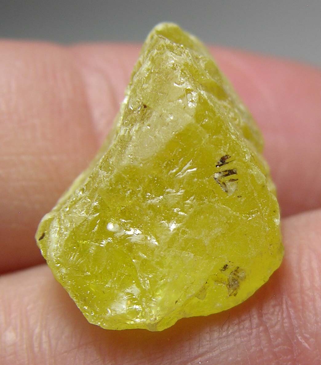 #6 Maybee Michigan 10.50ct USA Natural Sulfur Sulphur Crystal Specimen 14.00mm