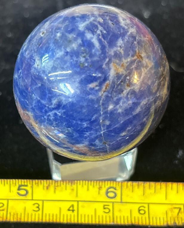 Sodalite 40 mm Sphere With Crystal Stand