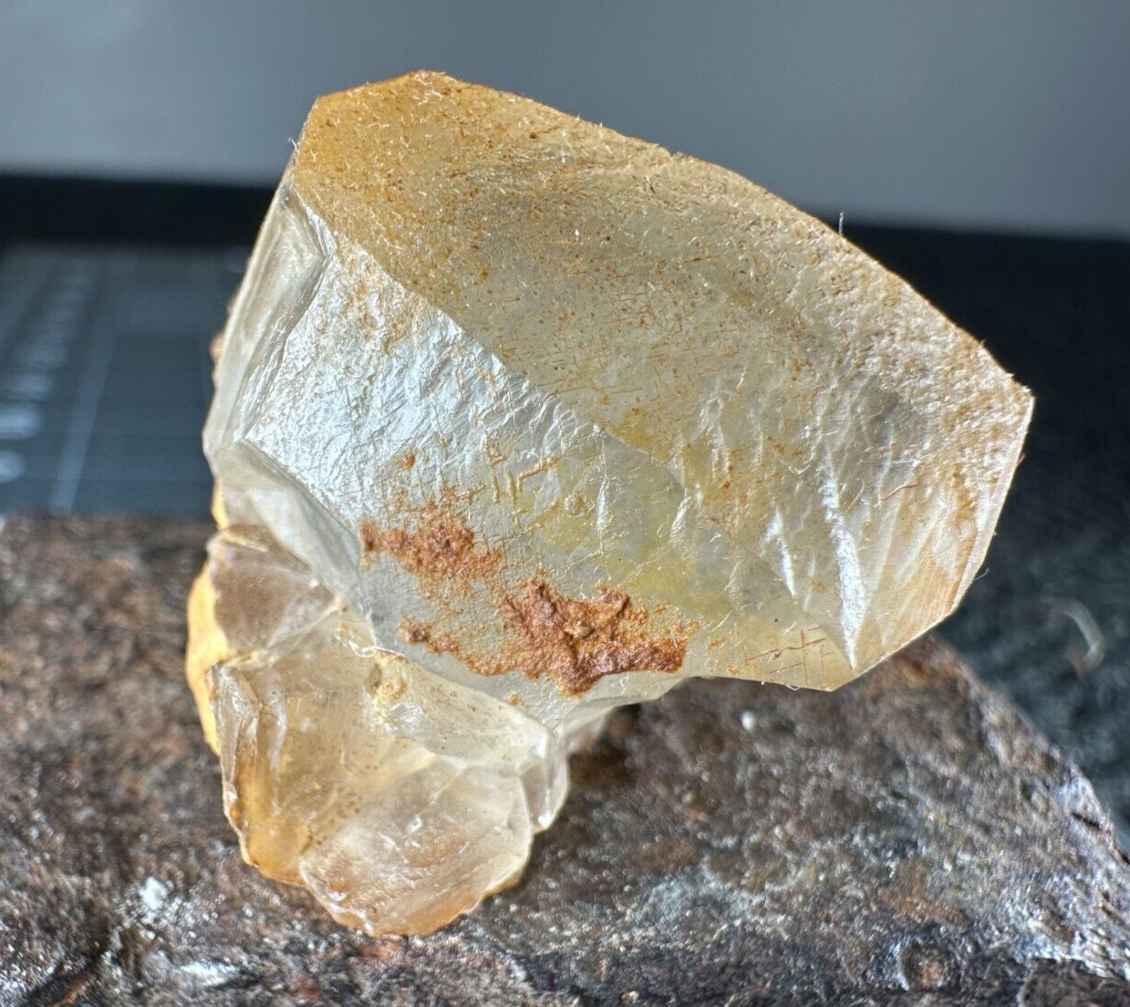 ➤ 1-1/4″ CALCITE CRYSTAL Specimen – France Quarry Logansport Indiana VIDEO➤852