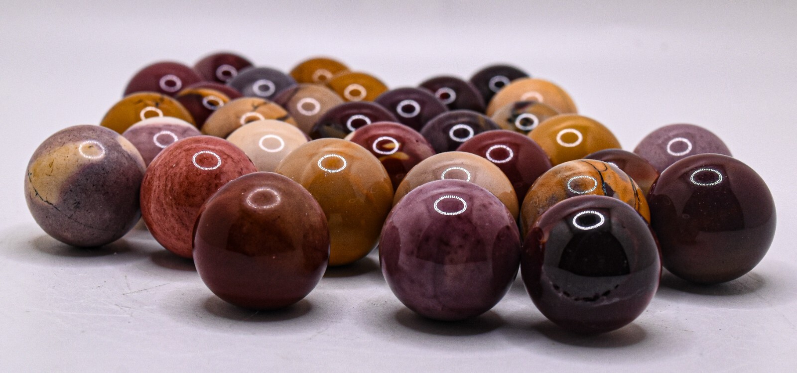 20mm Mookaite Jasper Sphere Polished Multicolor Crystal Mineral – Australia 1PC