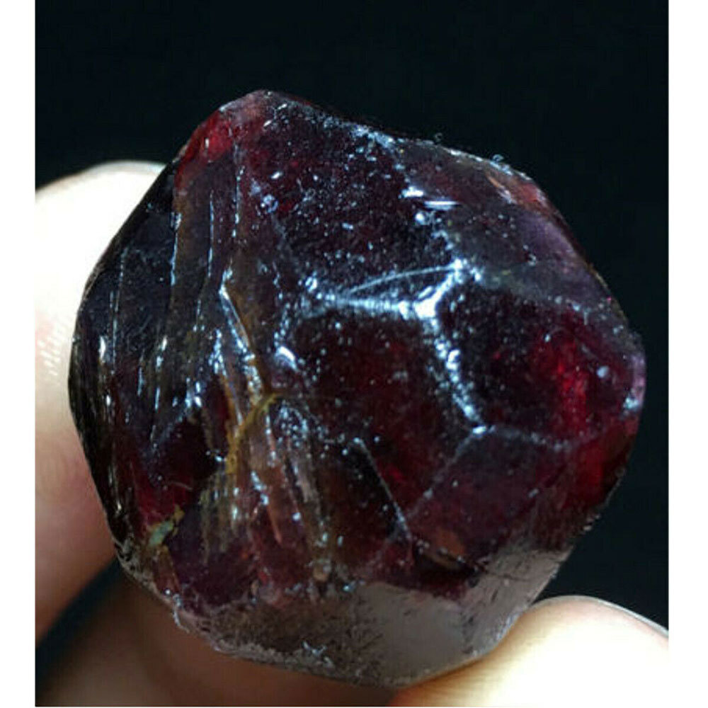 2PC 3-4cm Natural Mineral RED Pyrope Garnet Crystal Gemstone Rough DIY 40-50g