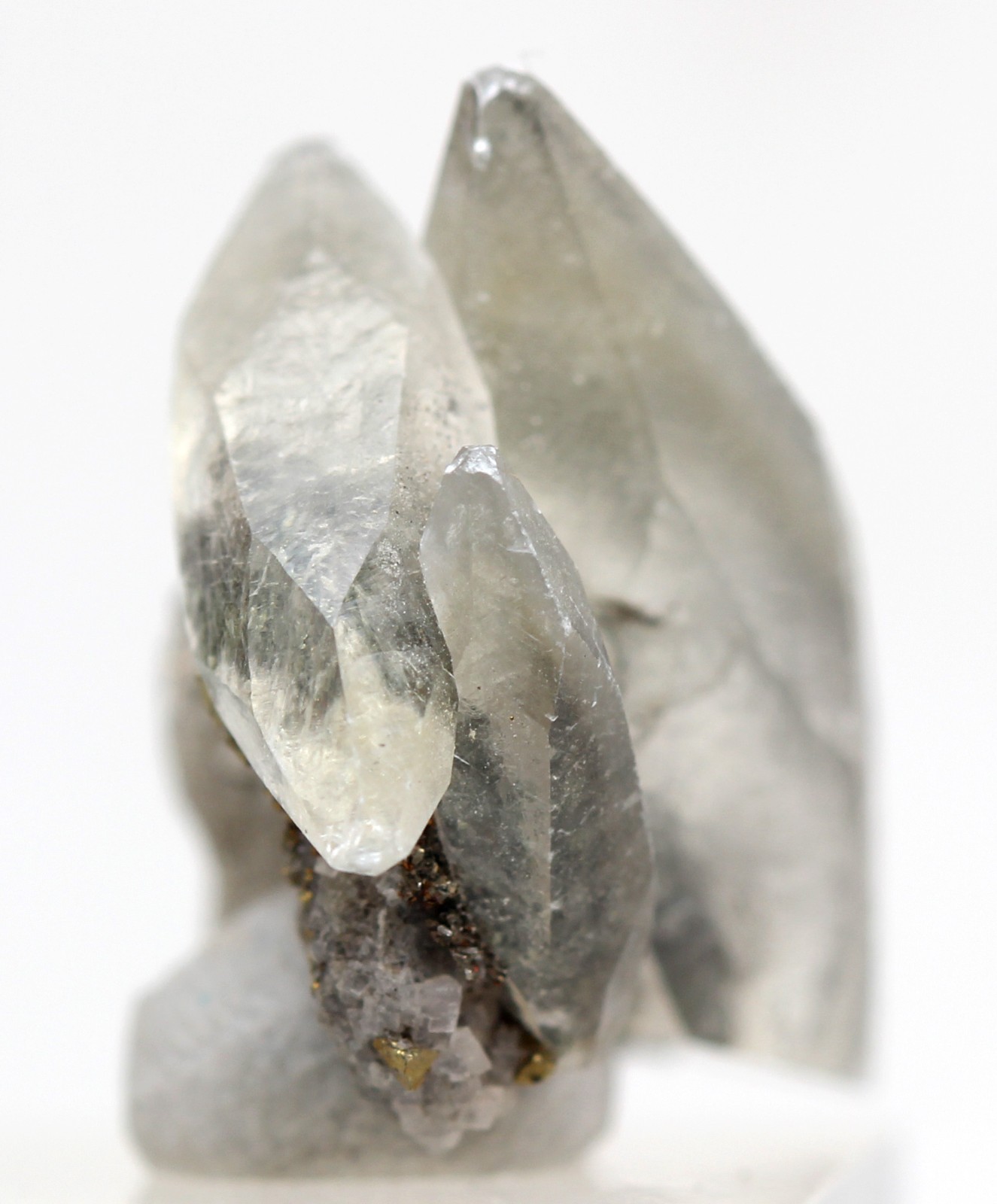 Stellar Beam CALCITE Dogtooth Chalcopyrite Crystal Mineral Specimen Cluster