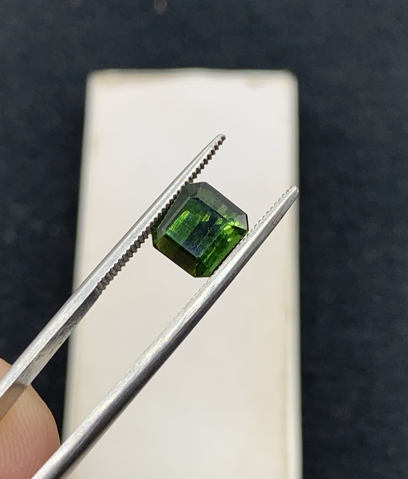 2.30 Cts Dark Green Tourmaline Gemstone From Afghanistan.