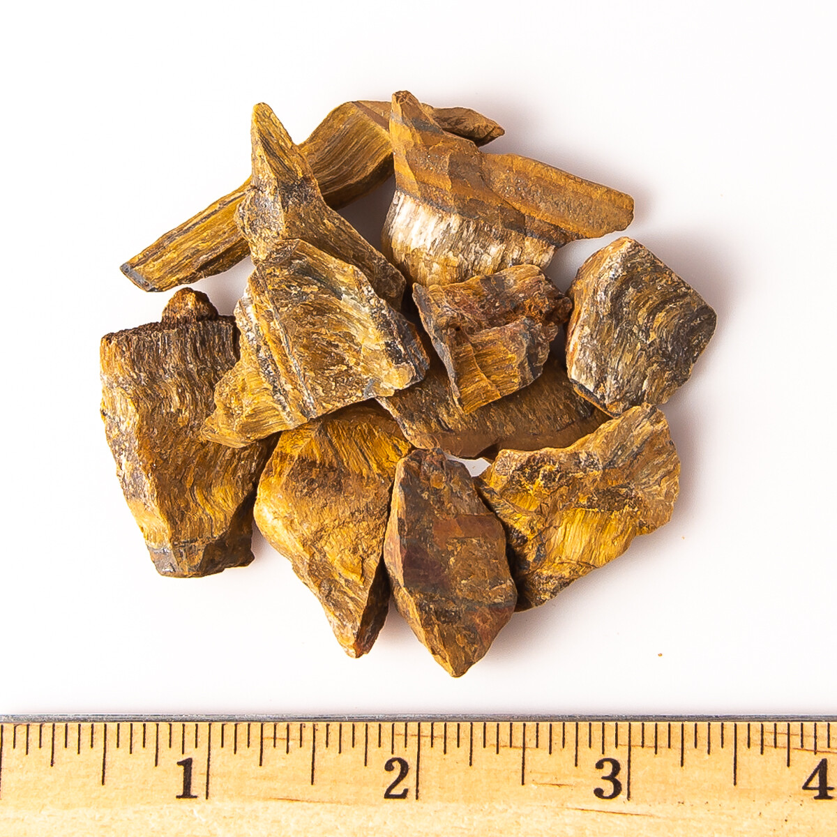 50g Rough Tigers Eye Gemstone Crystals 5-10 Stones Gem Rock Tumbling Specimens
